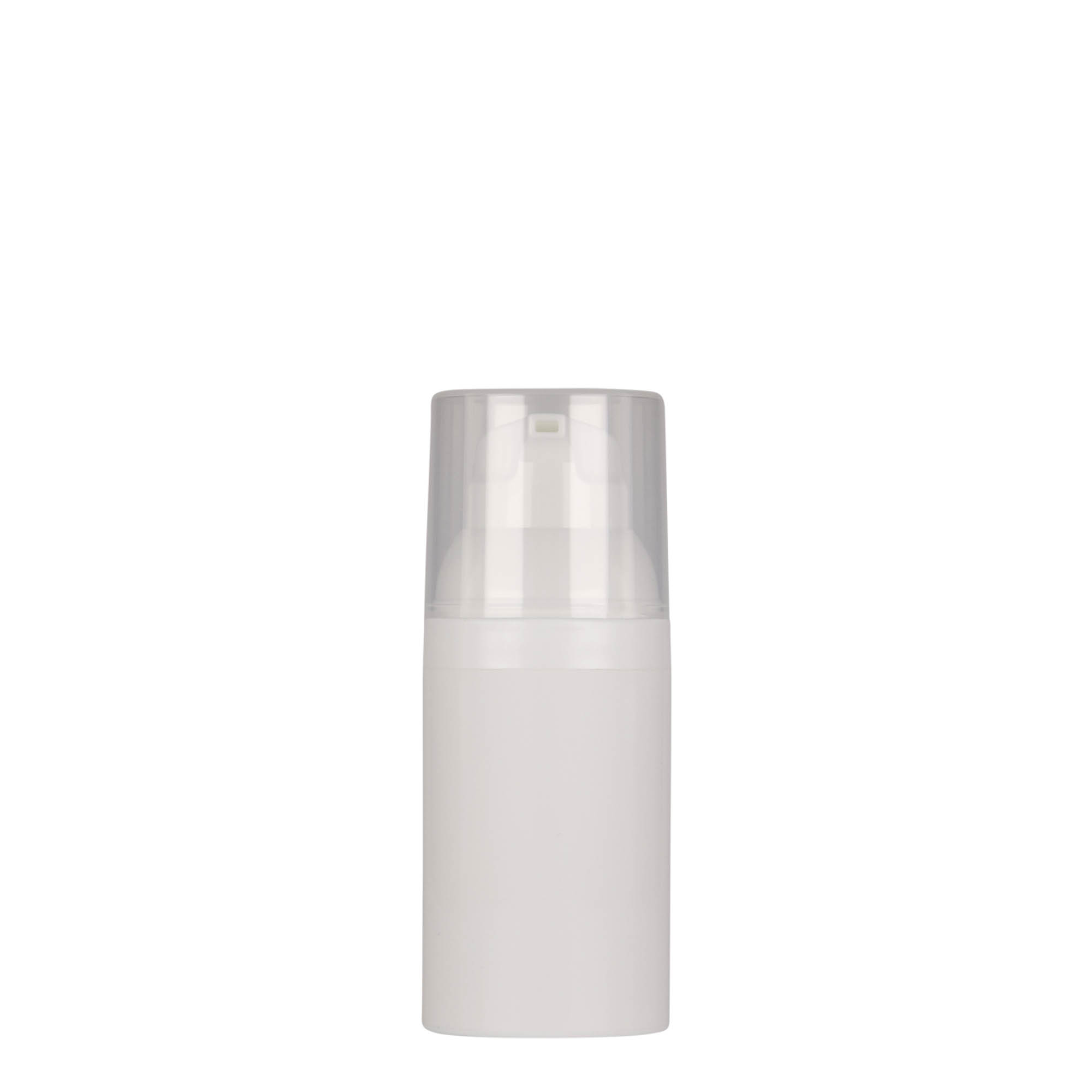 30 ml Airless Dispenser 'Mezzo', PP-Kunststoff, weiß 30 ml Airless Dispenser 'Mezzo', PP-Kunststoff, weiß