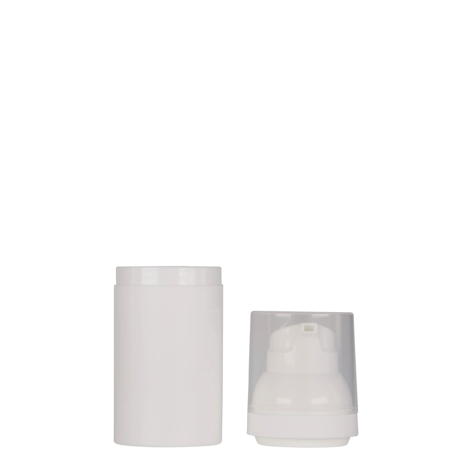 30 ml Airless Dispenser 'Mezzo', PP-Kunststoff, weiß 30 ml Airless Dispenser 'Mezzo', PP-Kunststoff, weiß