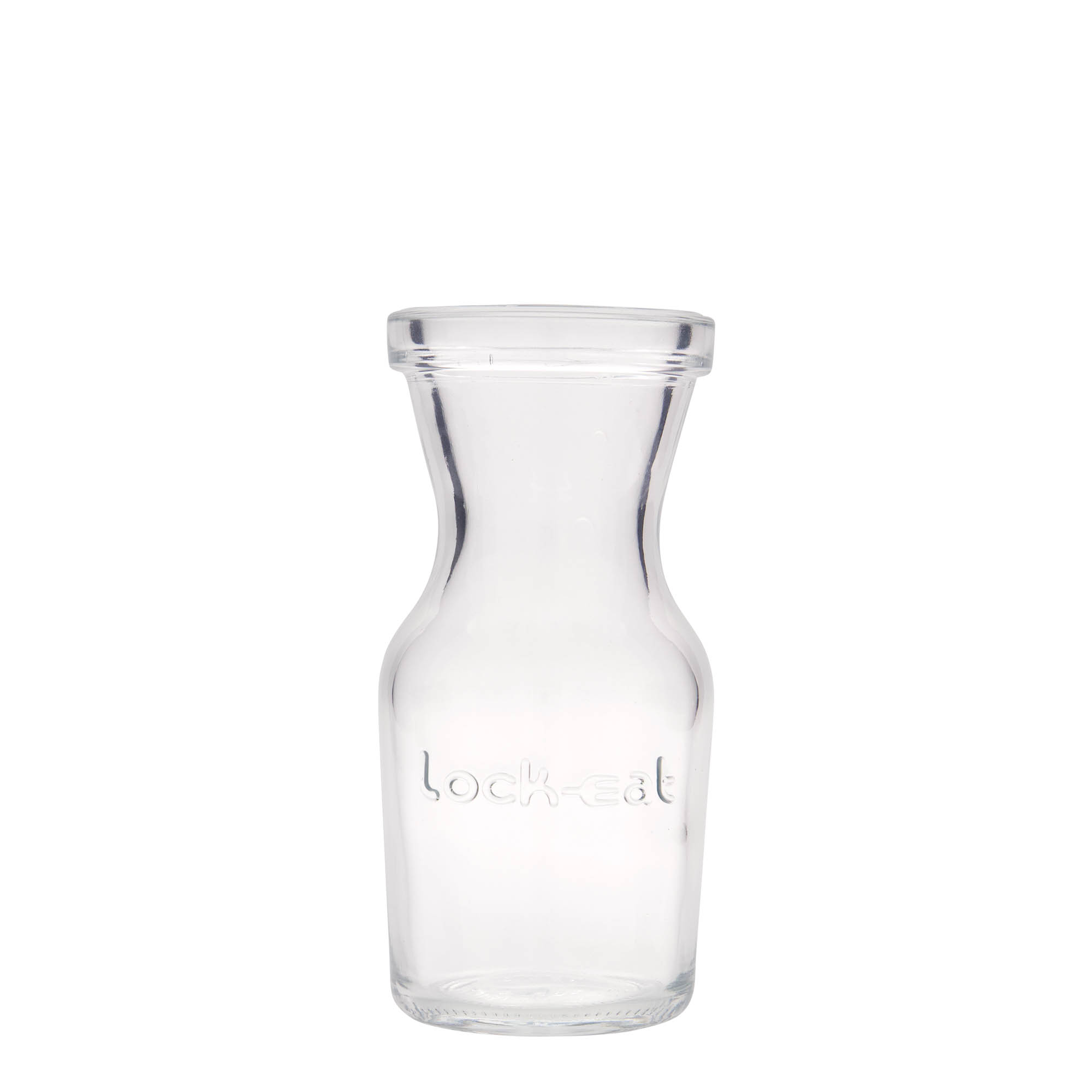 250 ml Glaskaraffe „Lock-Eat“, Mündung: Drahtbügelverschluss