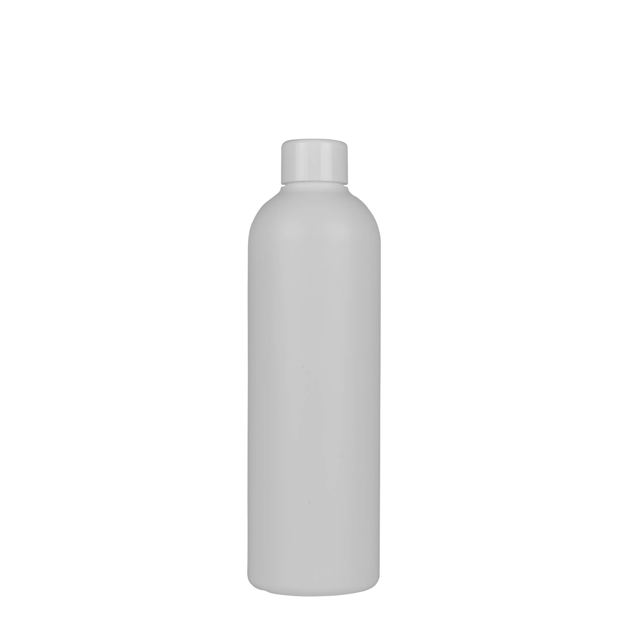 300 ml Kunststoffflasche 'Tuffy', HDPE, weiß, Mündung: 24/410