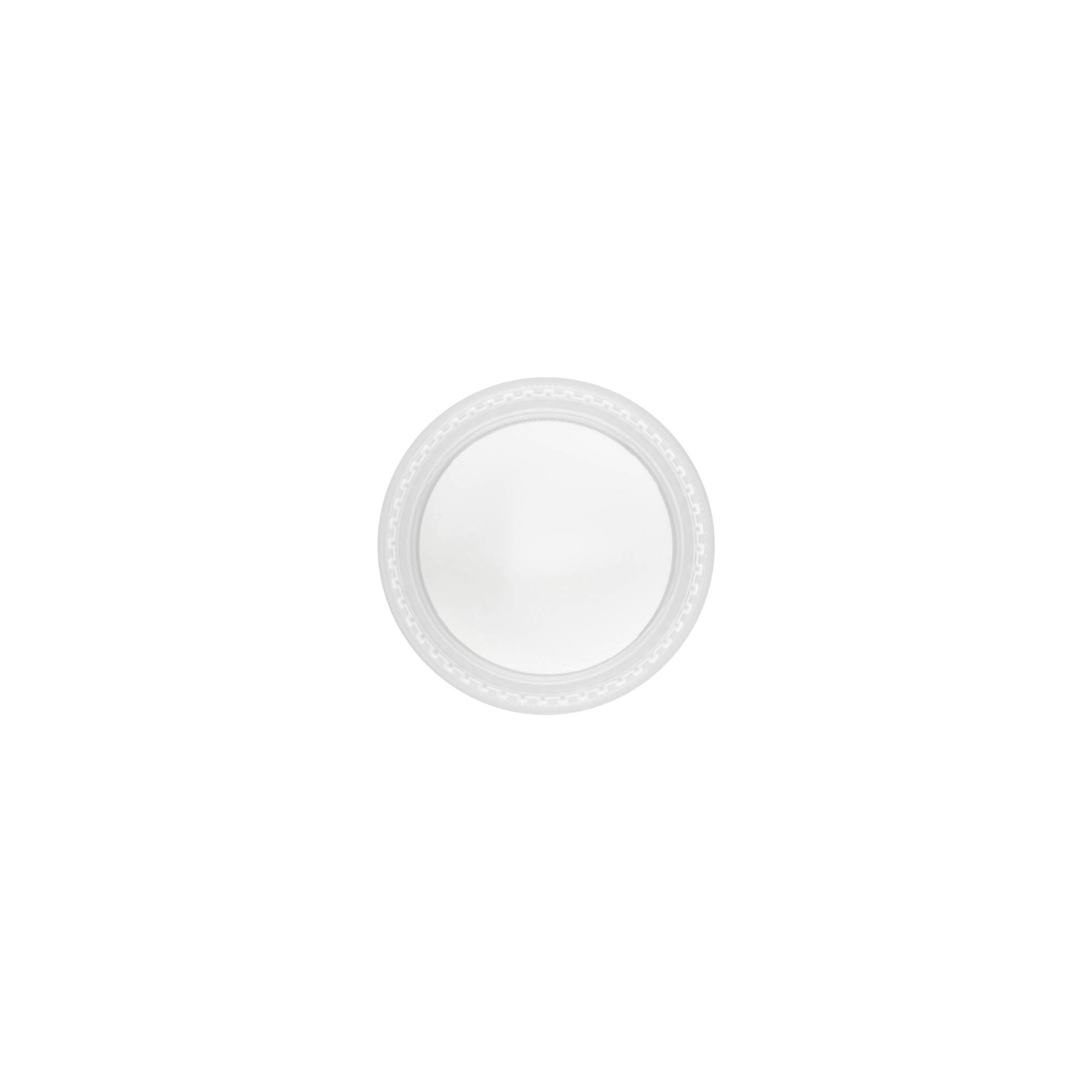 Schraubverschluss „Clear/Platin Edition“, PP-Kunststoff, weiß, für Mündung: 45/2P