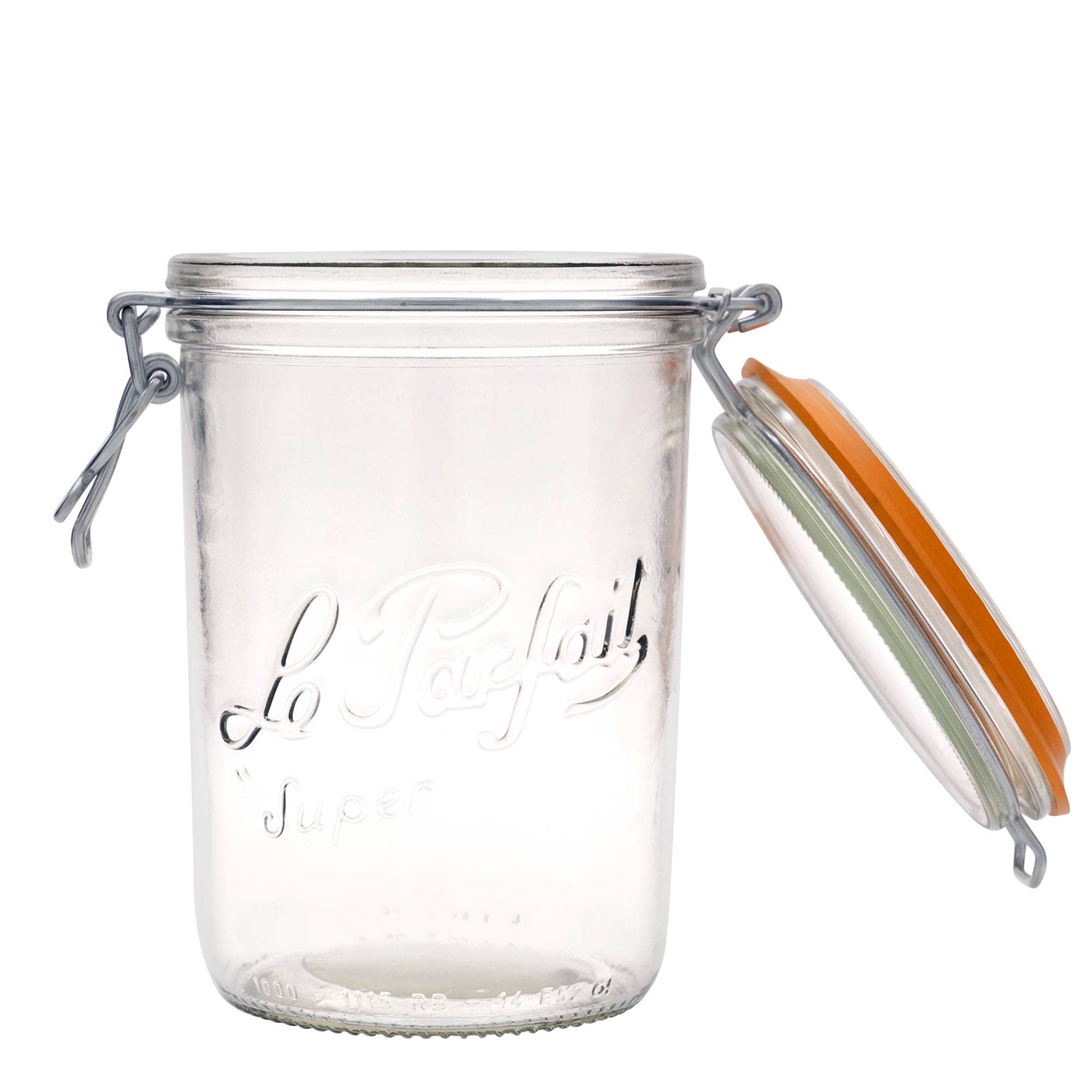 1.000 ml Drahtbügelglas 'Le Parfait Super Terrine', Mündung: Drahtbügelverschluss 1.000 ml Drahtbügelglas 'Le Parfait Super Terrine', Mündung: Drahtbügelverschluss
