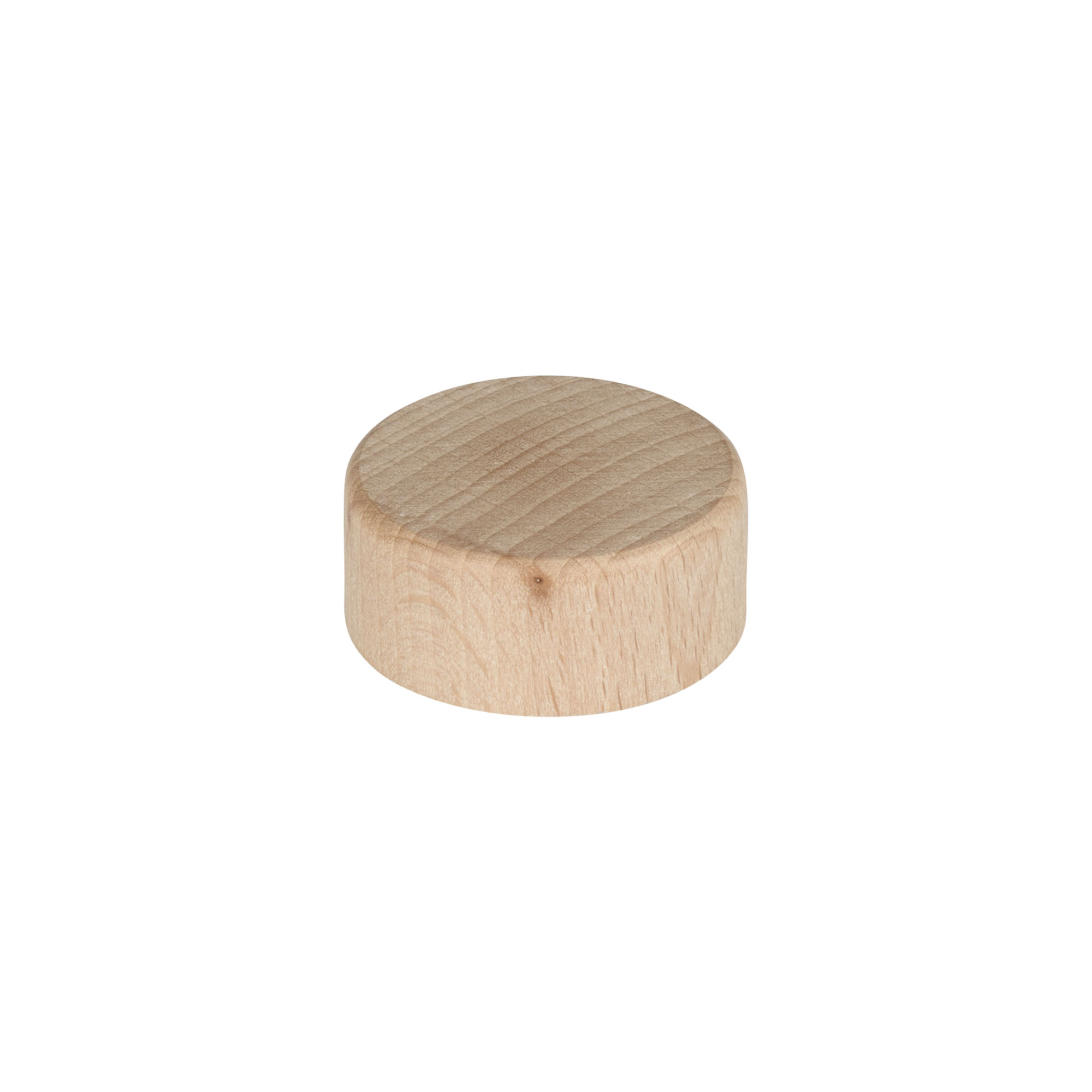 Schraubverschluss, Holz, beige, für Mündung: GPI 28/400