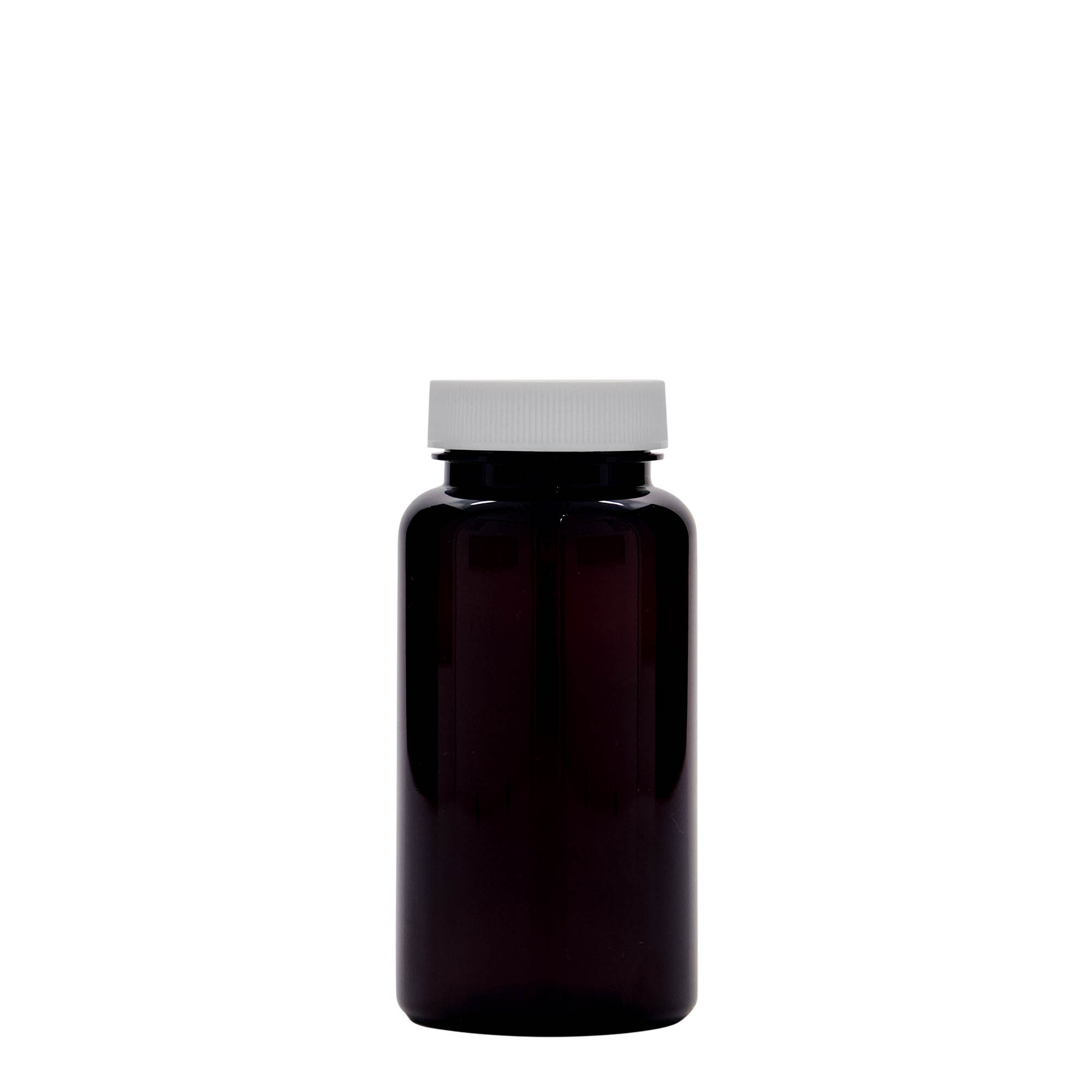 150 ml PET-Packer, Kunststoff, braun, Mündung: 38/400 150 ml PET-Packer, Kunststoff, braun, Mündung: 38/400