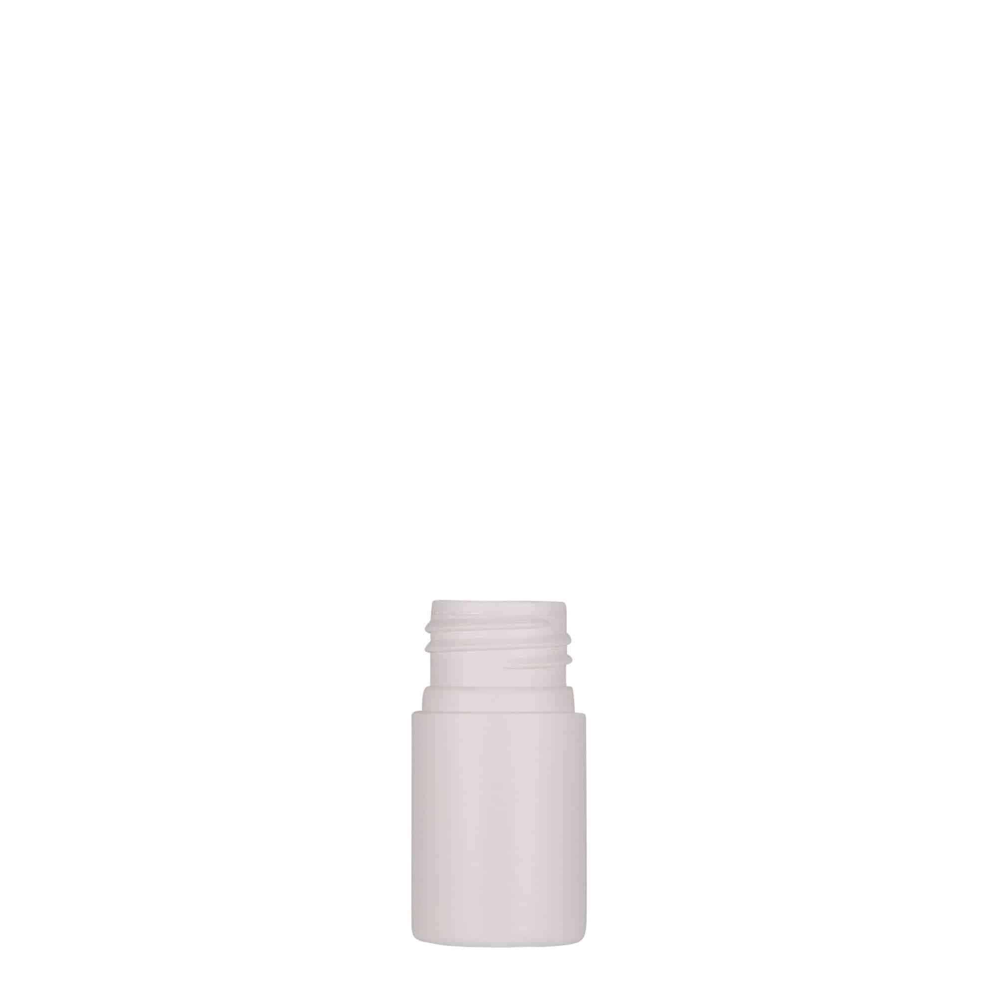 15 ml Kunststoffflasche 'Tuffy', HDPE, weiß, Mündung: GPI 24/410