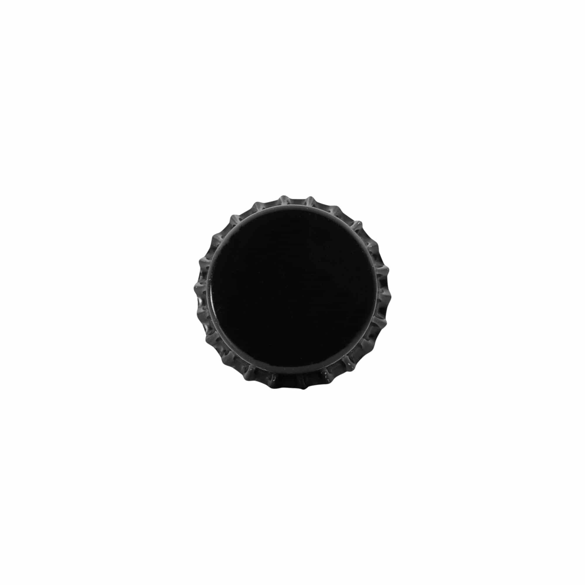 Kronkorken 29 mm, Metall, schwarz Kronkorken 29 mm, Metall, schwarz