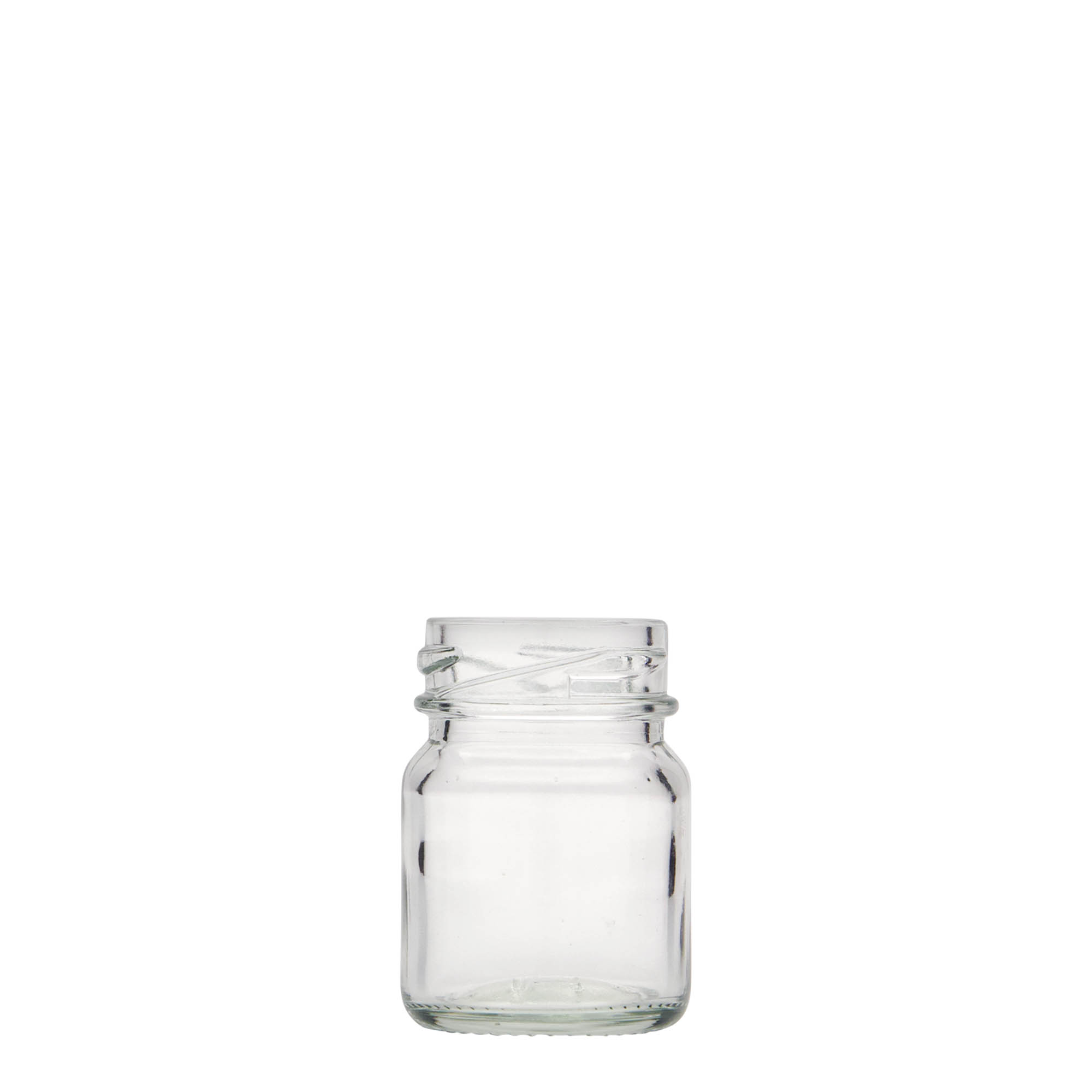 45 ml hohes Rundglas, Mündung: Twist-off (TO 38)