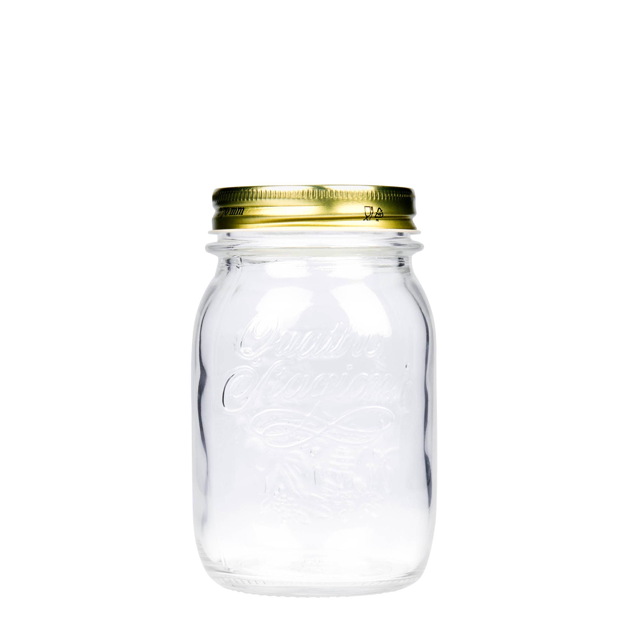 500 ml Glas „Quattro Stagioni“, Mündung: Schraubverschluss