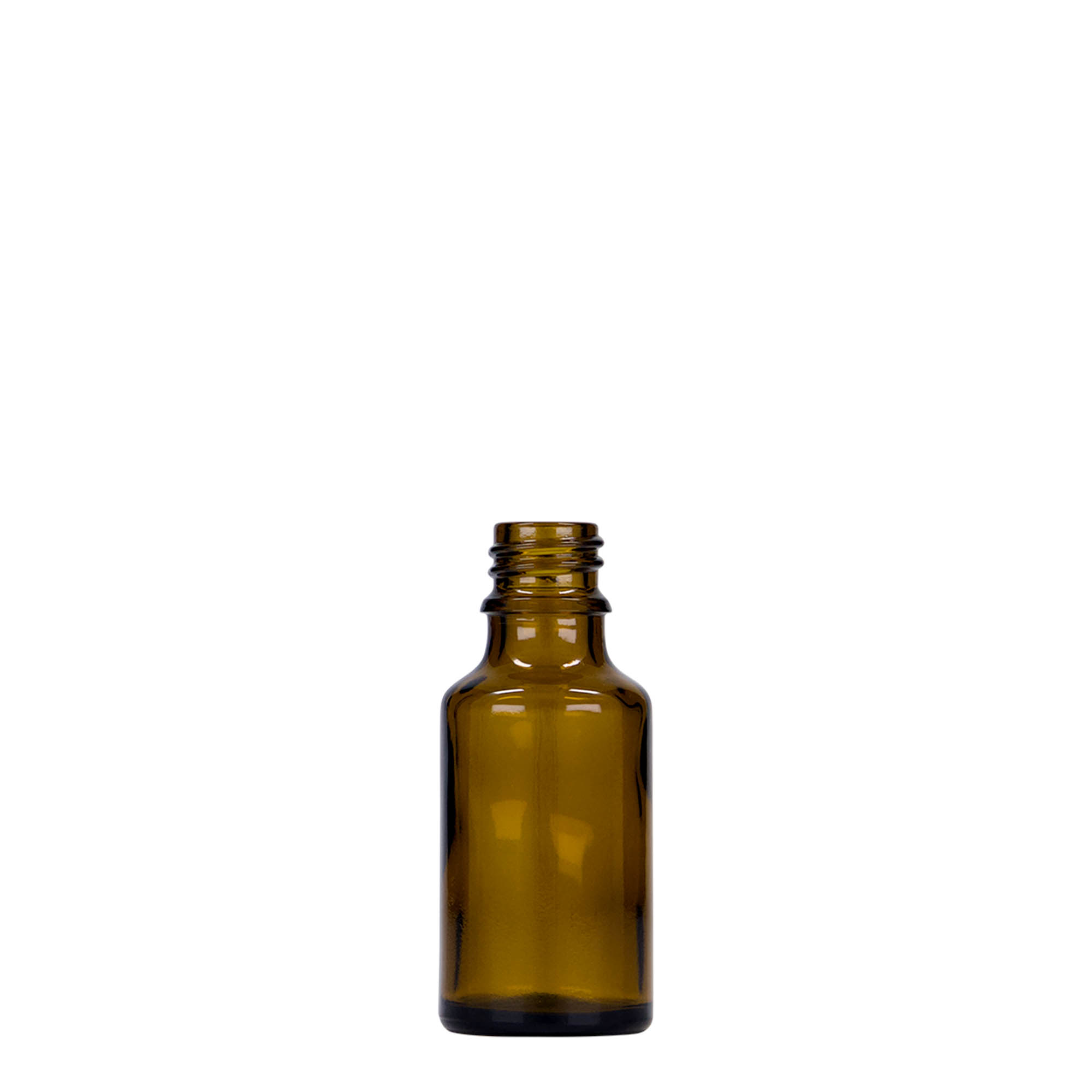 25 ml Medizinflasche, Glas, braun, Mündung: DIN 18 25 ml Medizinflasche, Glas, braun, Mündung: DIN 18
