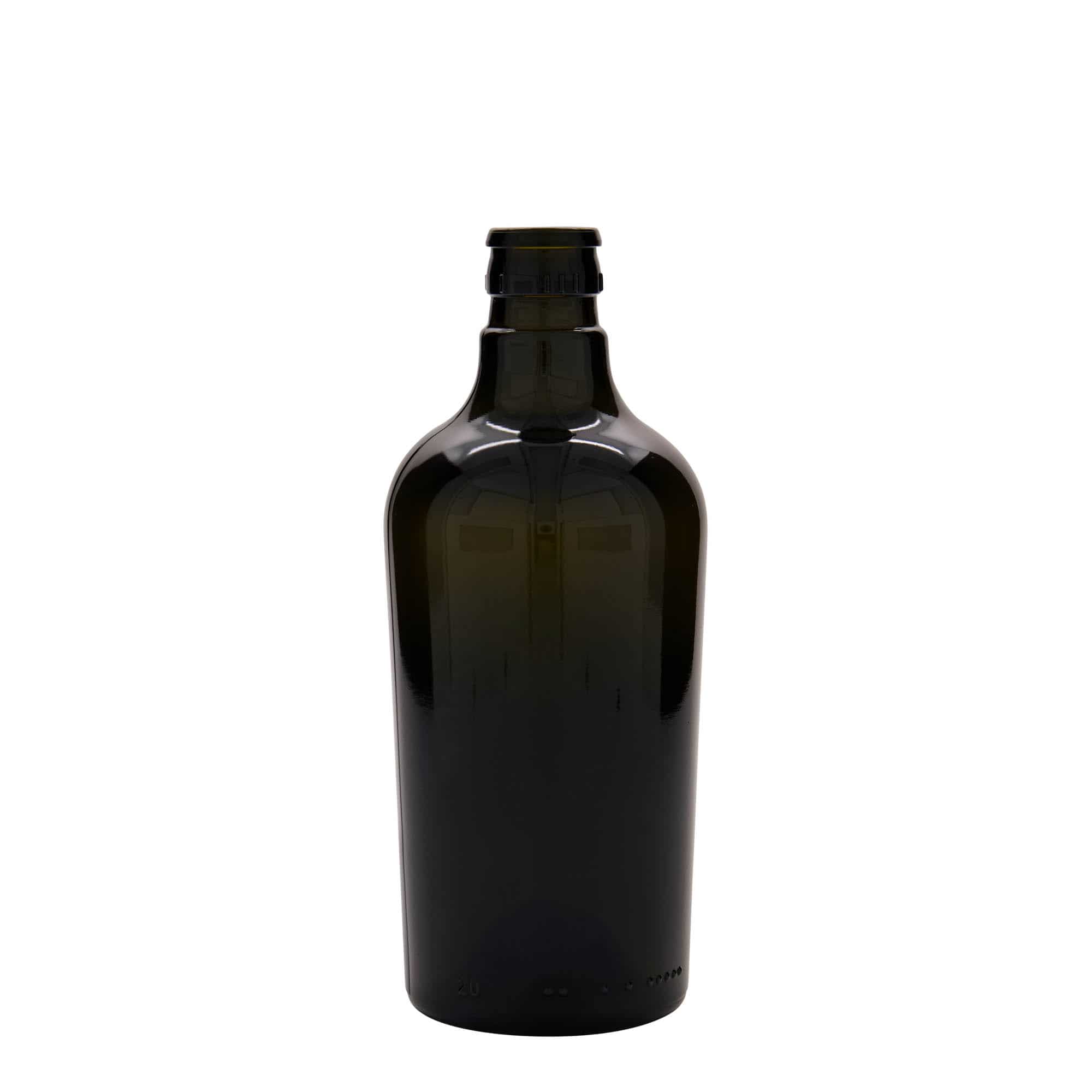500 ml Essig-/Ölflasche 'Oleum', Glas, antikgrün, Mündung: DOP 500 ml Essig-/Ölflasche 'Oleum', Glas, antikgrün, Mündung: DOP