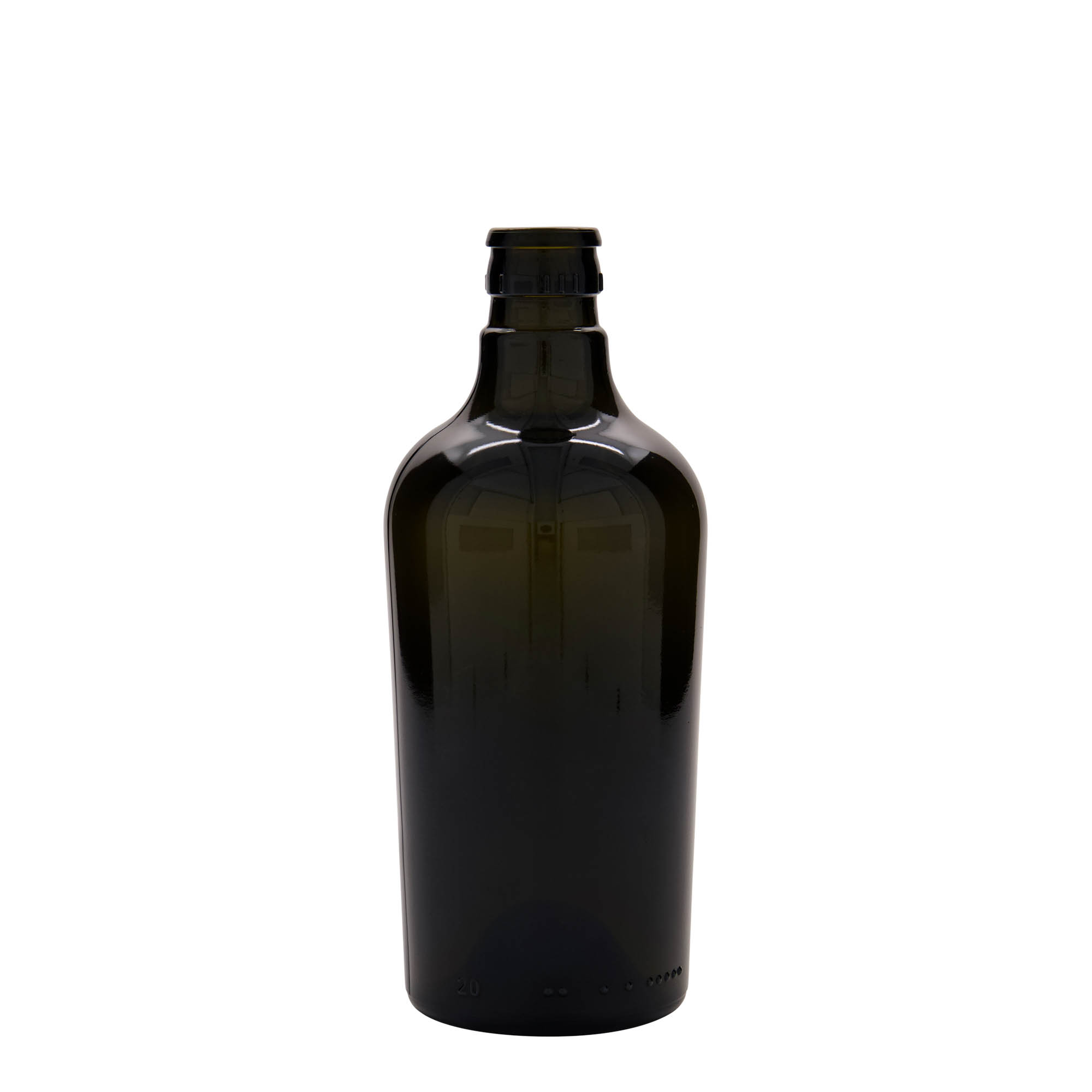 500 ml Essig-/Ölflasche 'Oleum', Glas, antikgrün, Mündung: DOP 500 ml Essig-/Ölflasche 'Oleum', Glas, antikgrün, Mündung: DOP