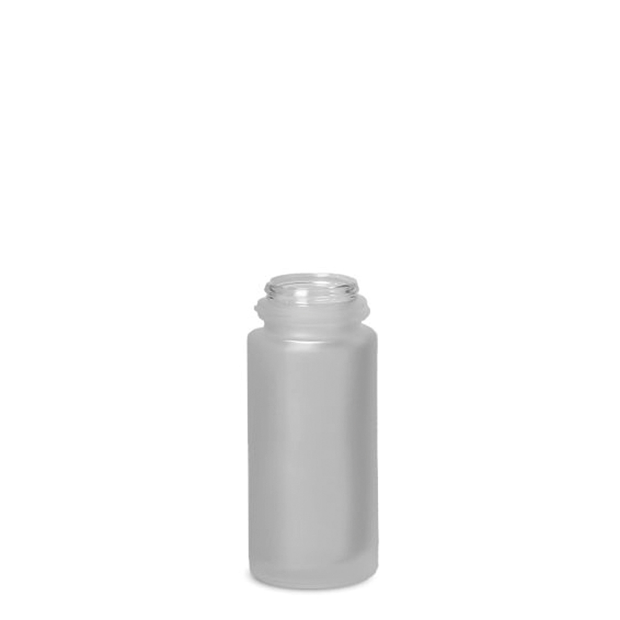 50 ml Roll-On-Flasche, Glas, geeist, Mündung: Schraubverschluss 50 ml Roll-On-Flasche, Glas, geeist, Mündung: Schraubverschluss