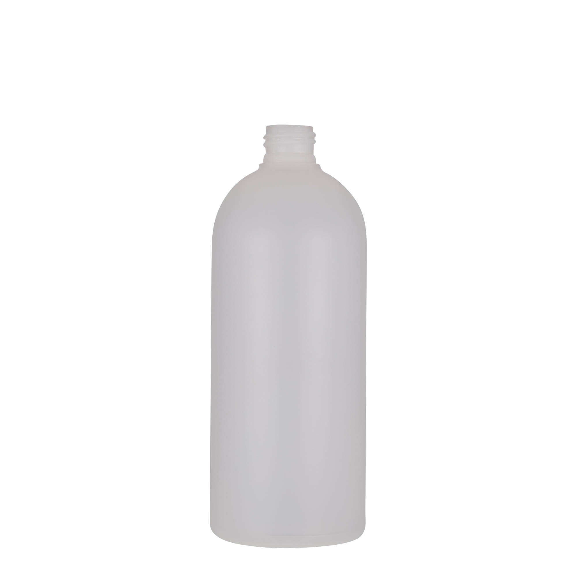 500 ml Kunststoffflasche 'Tuffy', HDPE, natur, Mündung: 24/410 500 ml Kunststoffflasche 'Tuffy', HDPE, natur, Mündung: 24/410