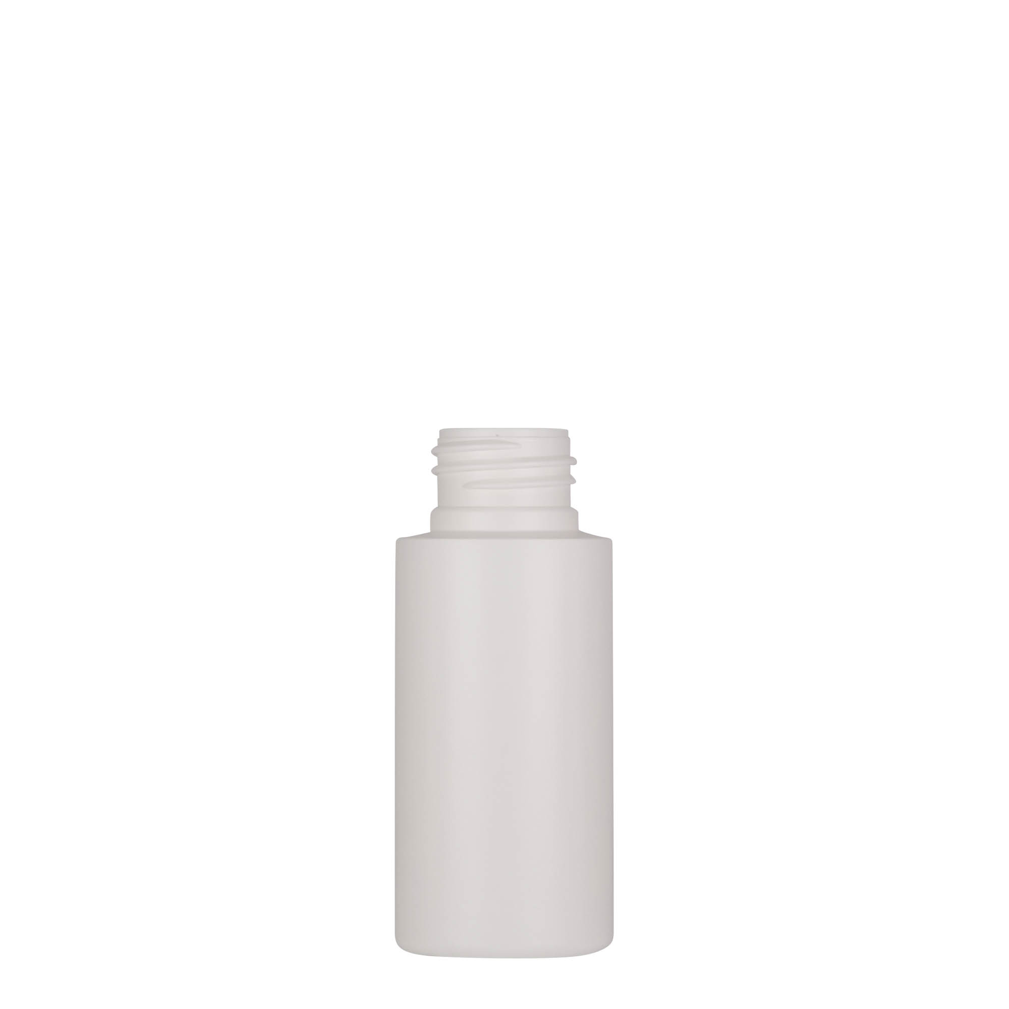 50 ml Kunststoffflasche 'Pipe', Green HDPE, weiß, Mündung: 24/410 50 ml Kunststoffflasche 'Pipe', Green HDPE, weiß, Mündung: 24/410
