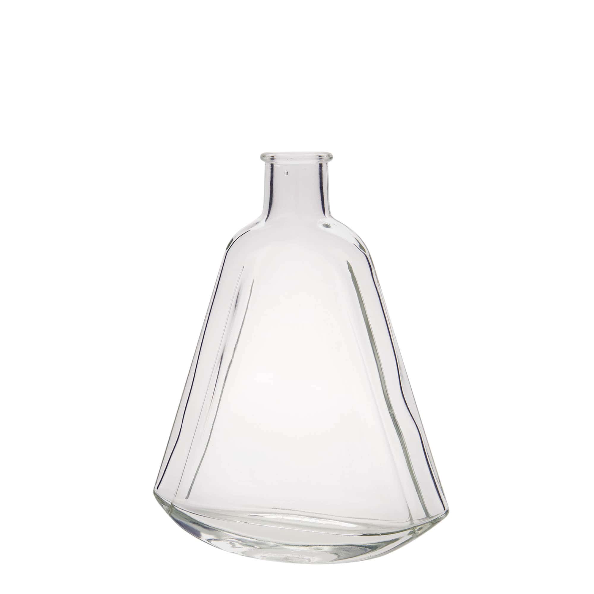 200 ml Glasflasche 'Maurizio', oval, Mündung: Kork