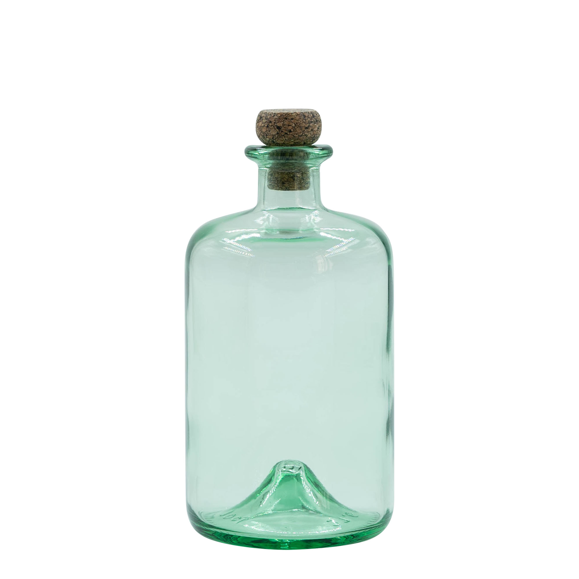700 ml Glasflasche 'Pharma', Mündung: Kork 700 ml Glasflasche 'Pharma', Mündung: Kork