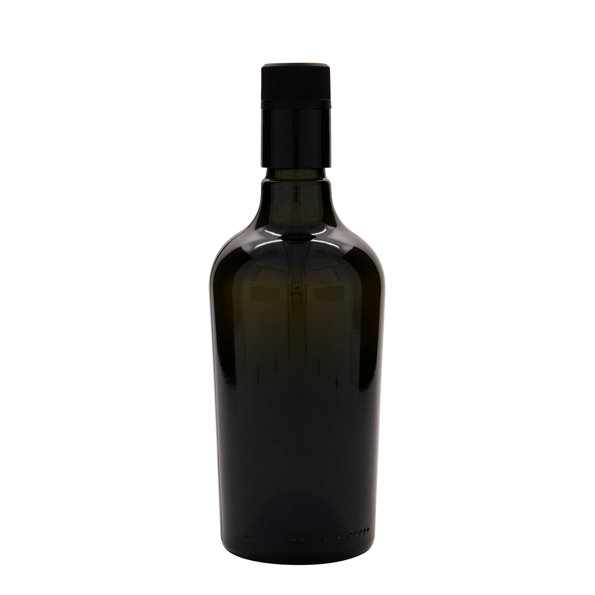 500 ml Essig-/Ölflasche 'Oleum', Glas, antikgrün, Mündung: DOP 500 ml Essig-/Ölflasche 'Oleum', Glas, antikgrün, Mündung: DOP