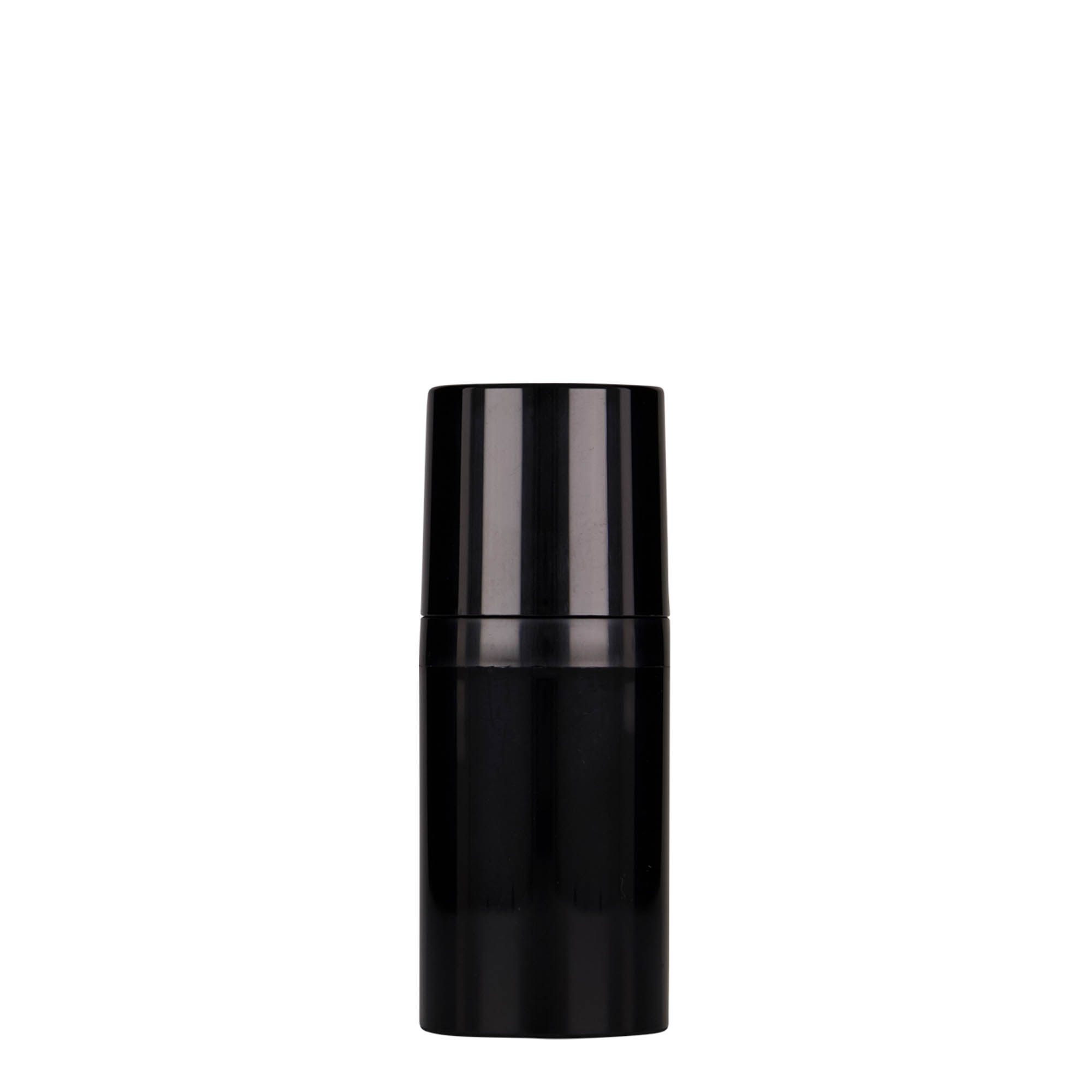 30 ml Airless Dispenser 'Mezzo', PP-Kunststoff, schwarz 30 ml Airless Dispenser 'Mezzo', PP-Kunststoff, schwarz