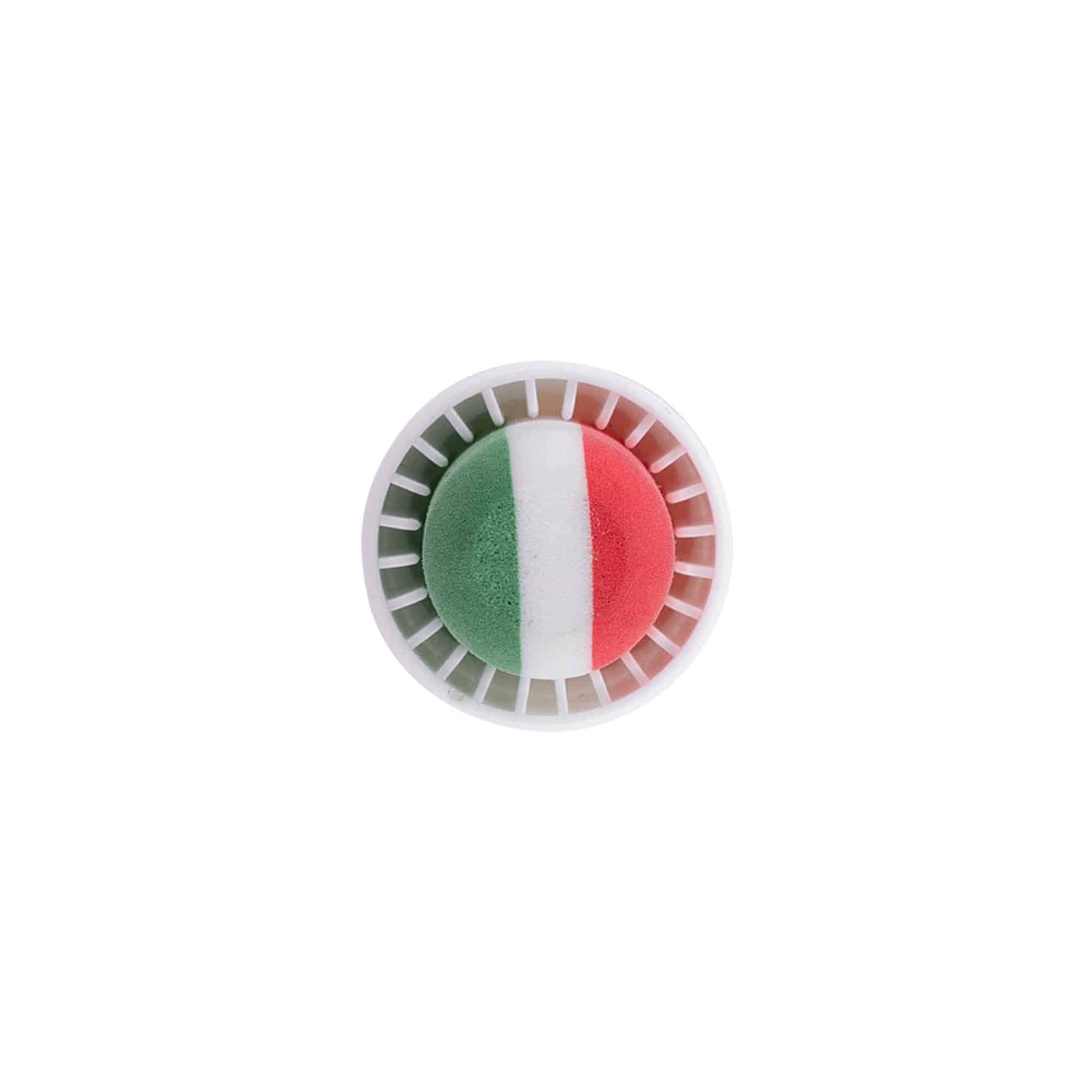 Griffkorken 19 mm 'Italien', Kunststoff, mehrfarbig, für Mündung: Kork