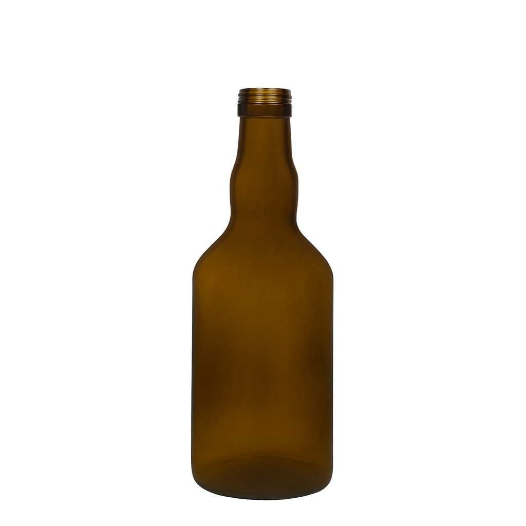 500 ml Glasflasche 'Olona', antikgrün, Mündung: PP 31,5 500 ml Glasflasche 'Olona', antikgrün, Mündung: PP 31,5