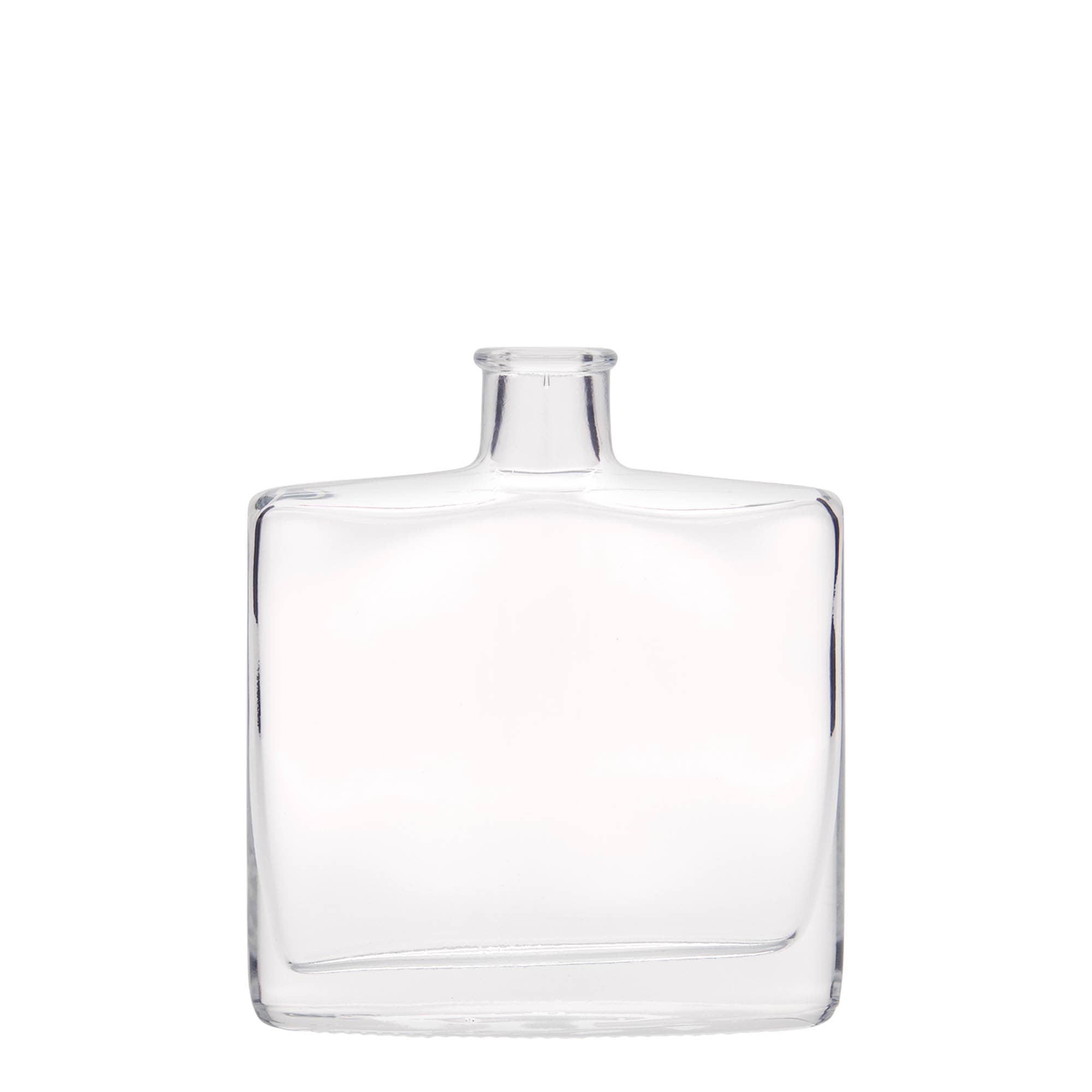 200 ml Glasflasche „Zorbas“, oval, Mündung: Kork