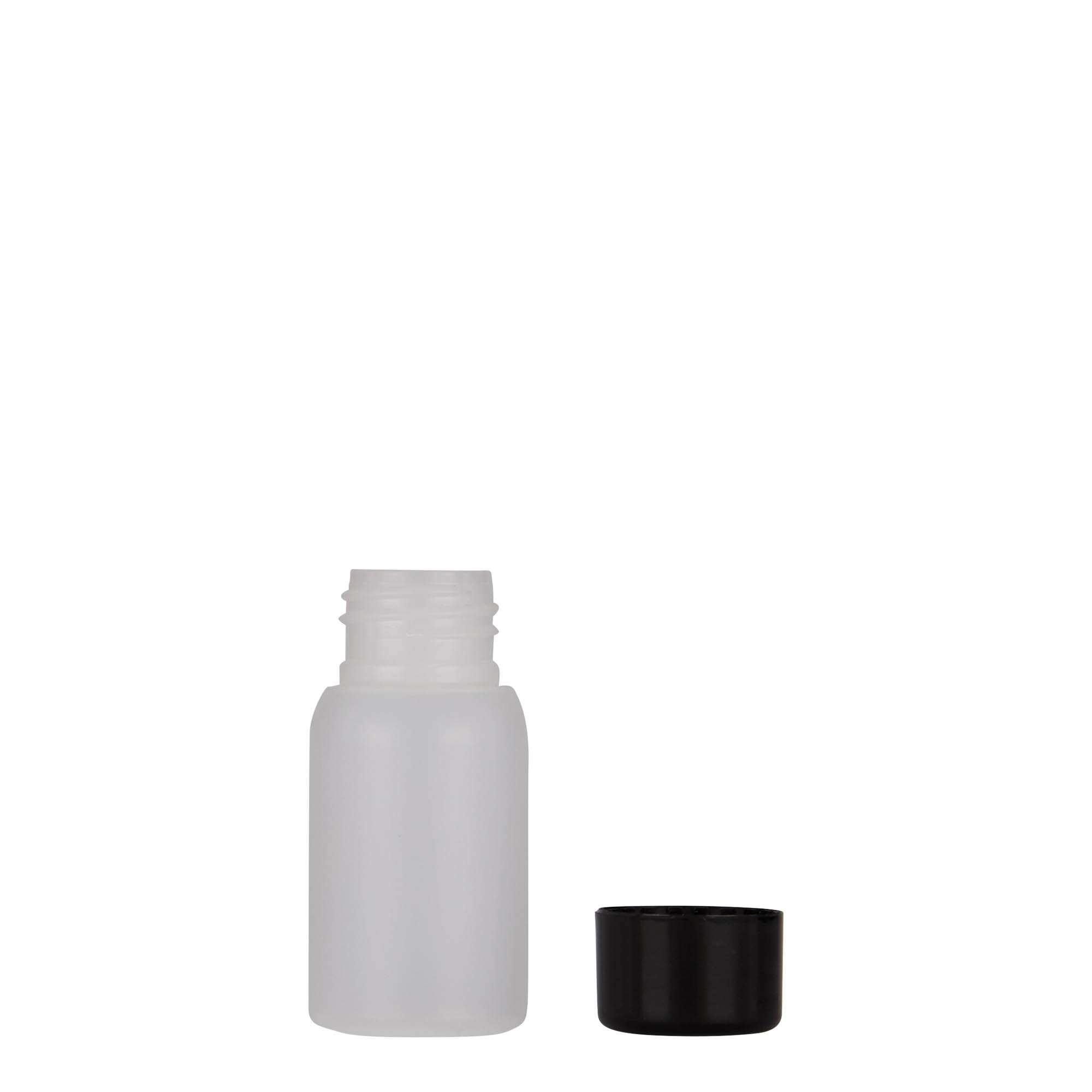 30 ml Kunststoffflasche 'Tuffy', HDPE, natur, Mündung: 24/410