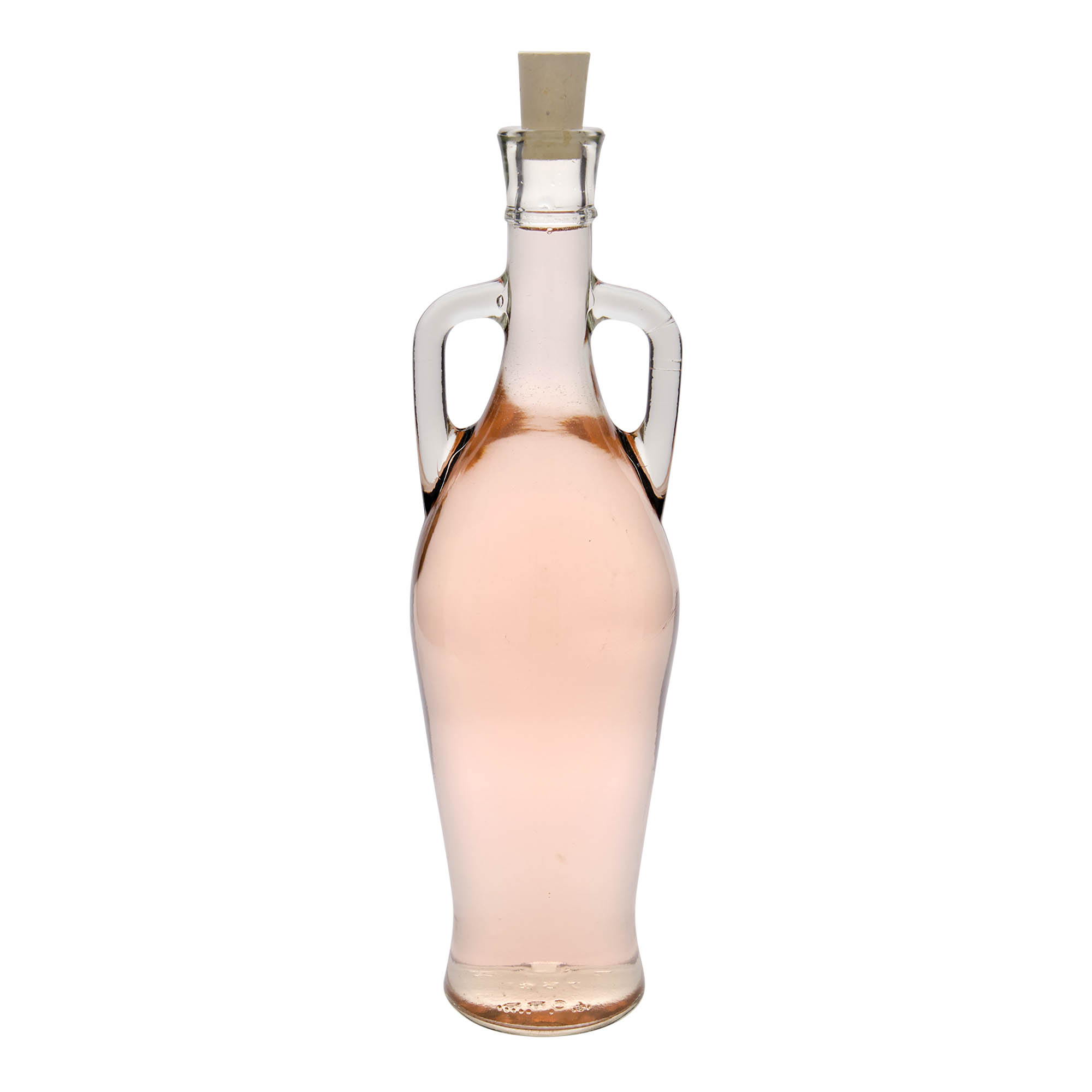 750 ml Glasflasche 'Amphore', Mündung: Kork