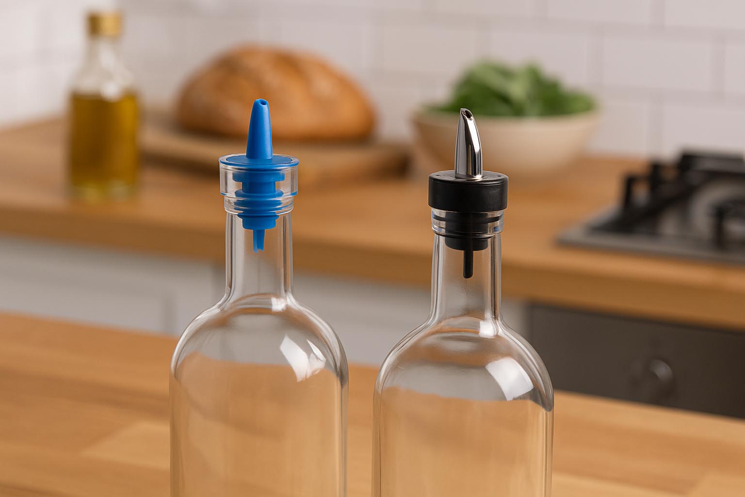 Jet Pour Ausgießer, PE-Kunststoff, blau Jet Pour Ausgießer, PE-Kunststoff, blau