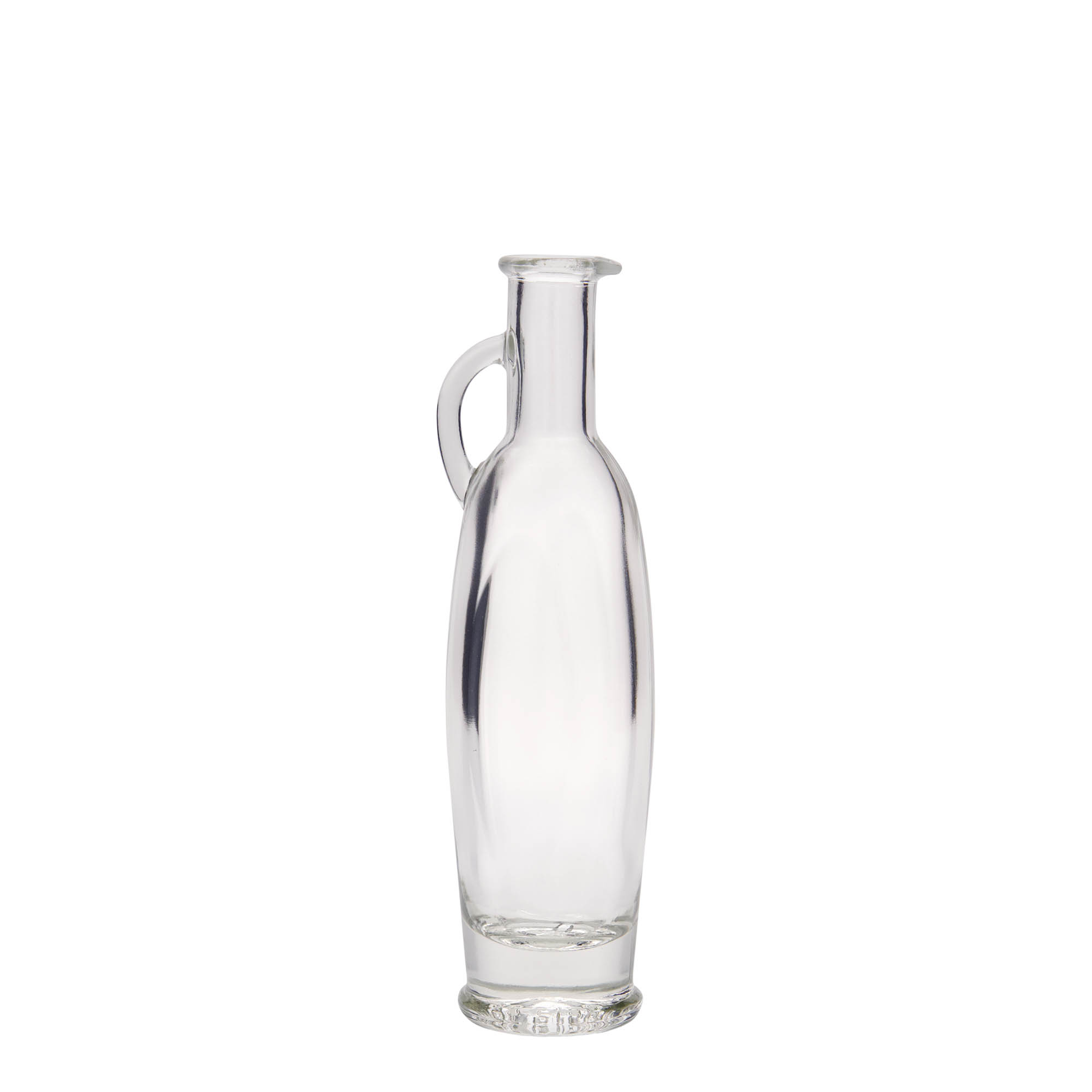 100 ml Glasflasche 'Eleganta', oval, Mündung: Kork 100 ml Glasflasche 'Eleganta', oval, Mündung: Kork
