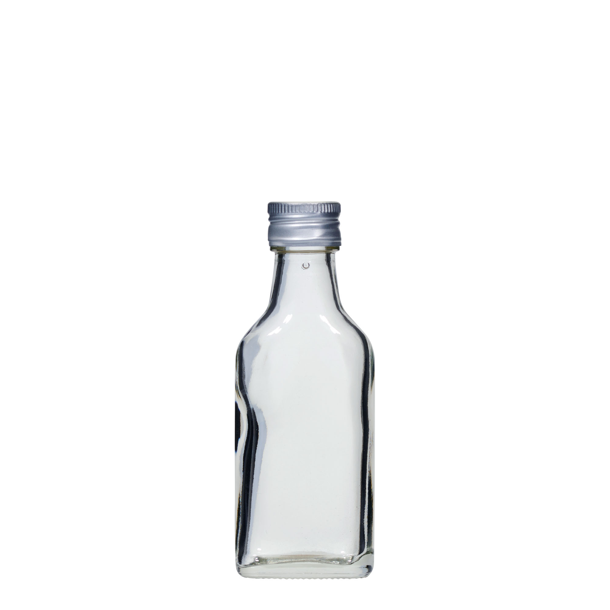40 ml Taschenflasche, rechteckig, Mündung: PP 22 40 ml Taschenflasche, rechteckig, Mündung: PP 22