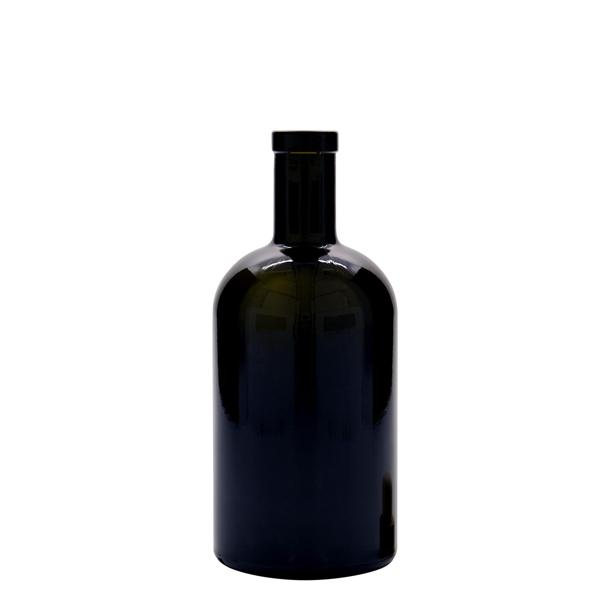 500 ml Glasflasche „Farmacia“, antikgrün, Mündung: Kork