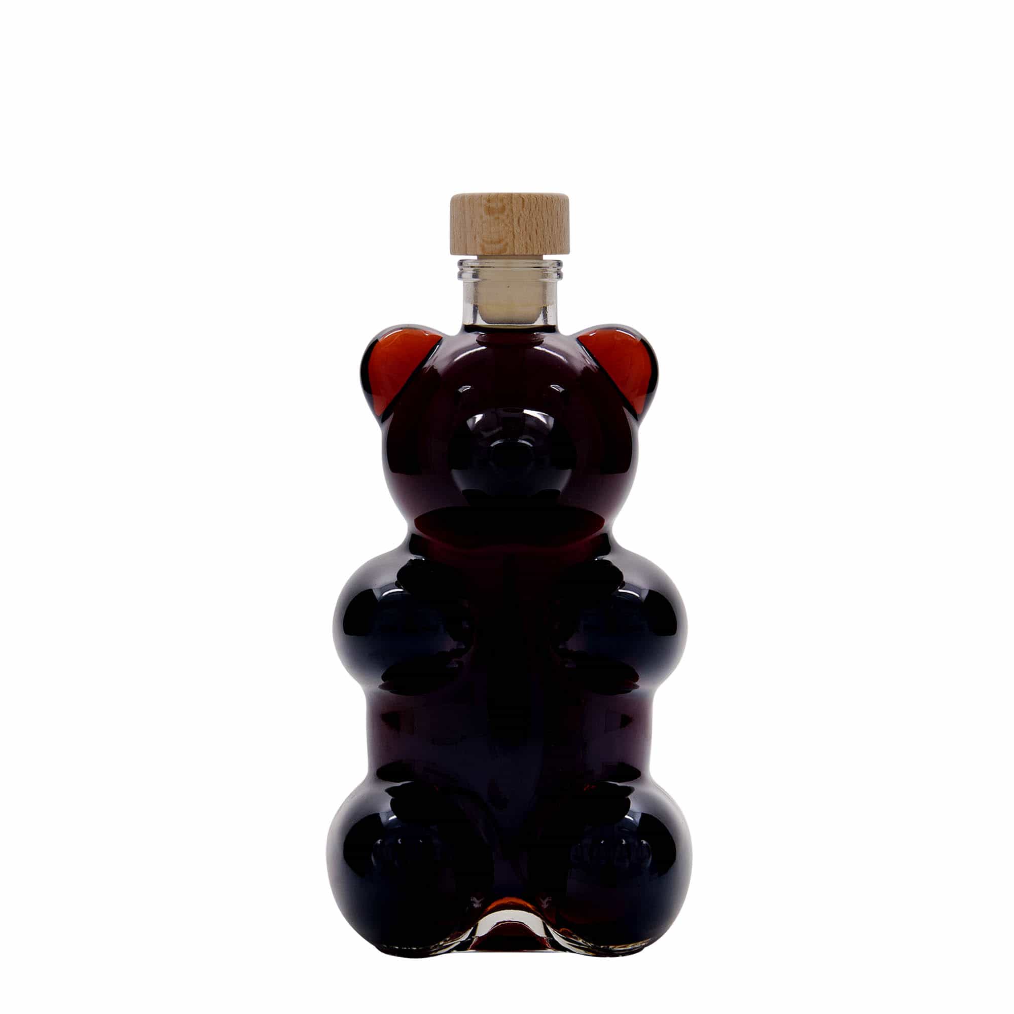 350 ml Glasflasche 'Bär', Mündung: Kork