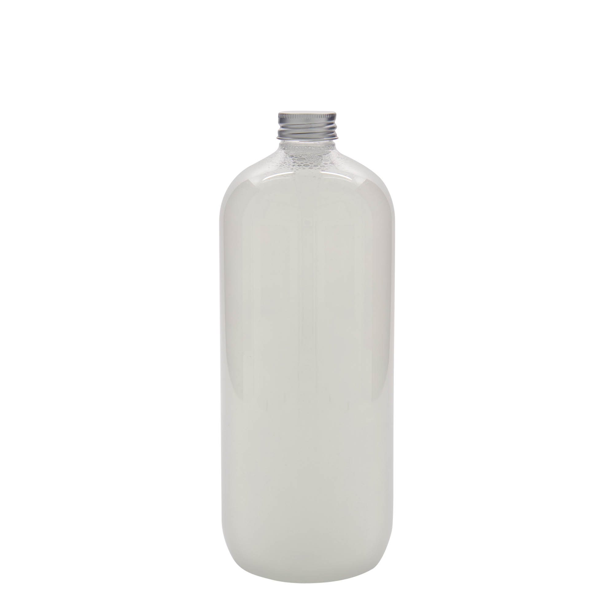 1.000 ml PET-Flasche „Boston“, Kunststoff, Mündung:  28/410