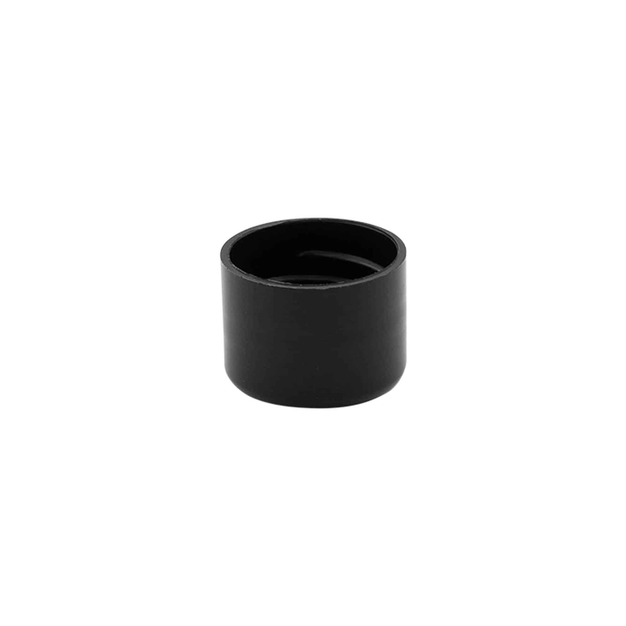 Schraubverschluss, PP-Kunststoff, schwarz, für Mündung: GPI 20/410