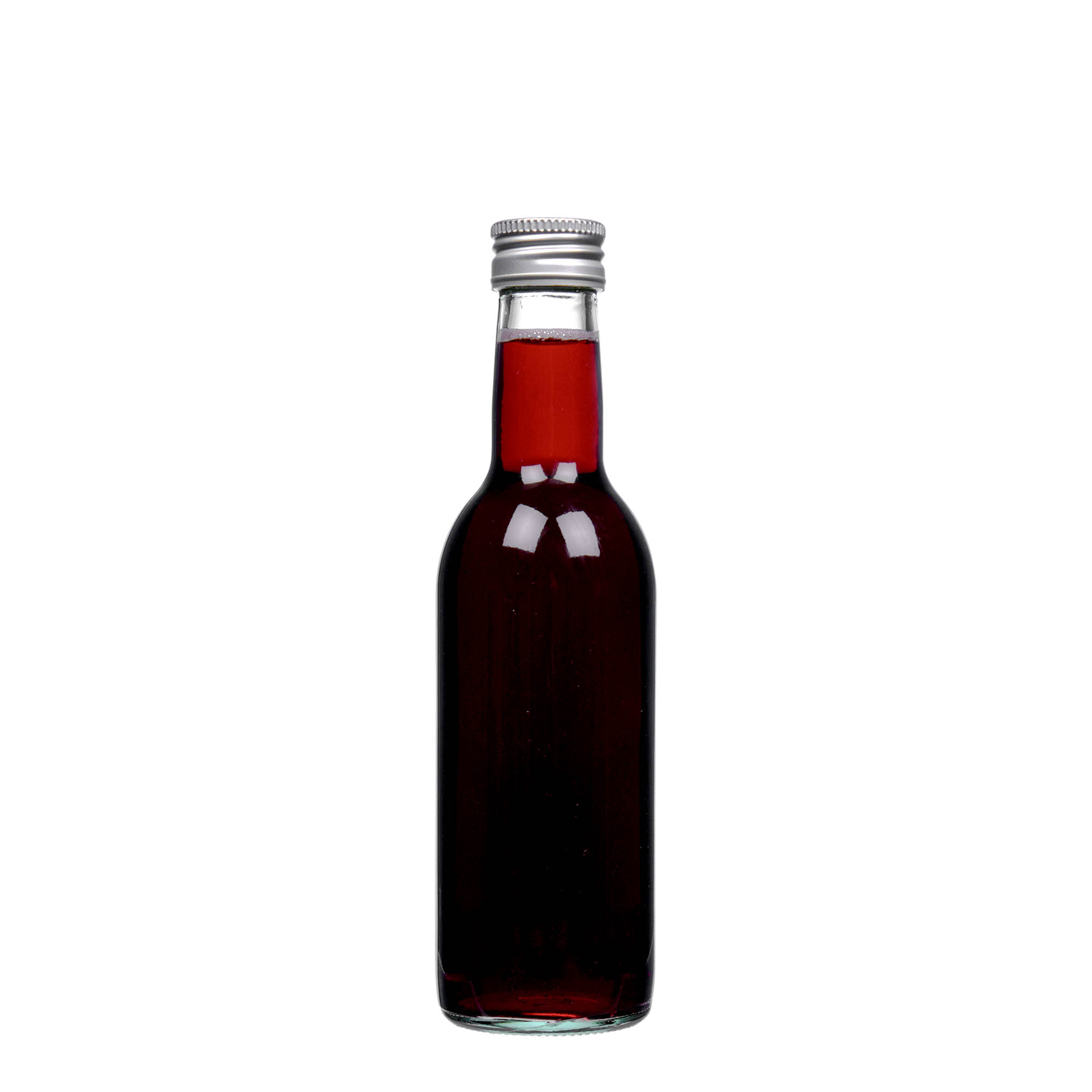250 ml Glasflasche 'Bordeaux', Mündung: PP 28 250 ml Glasflasche 'Bordeaux', Mündung: PP 28