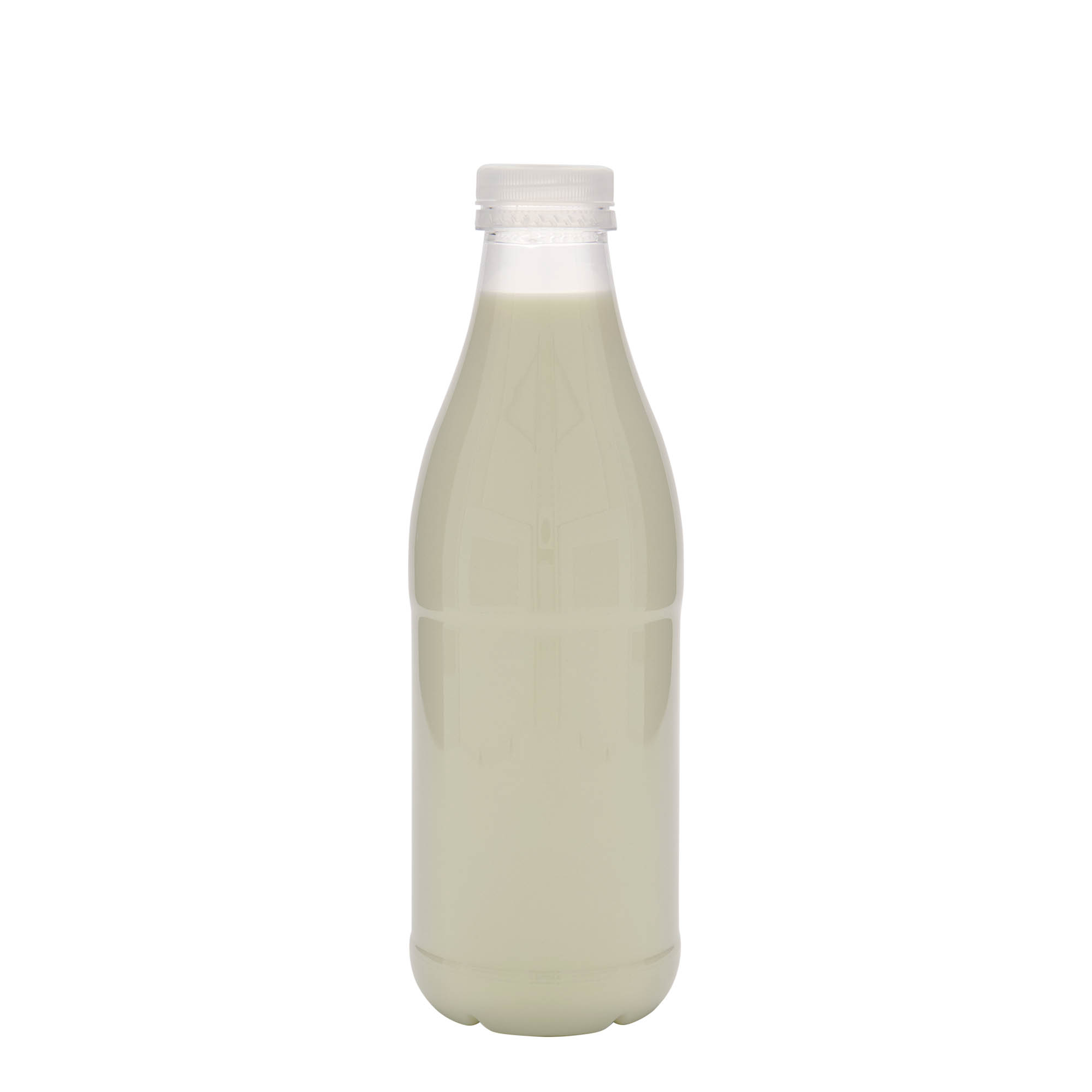 1.000 ml PET-Flasche „Milk and Juice“, Kunststoff, Mündung: 38 mm