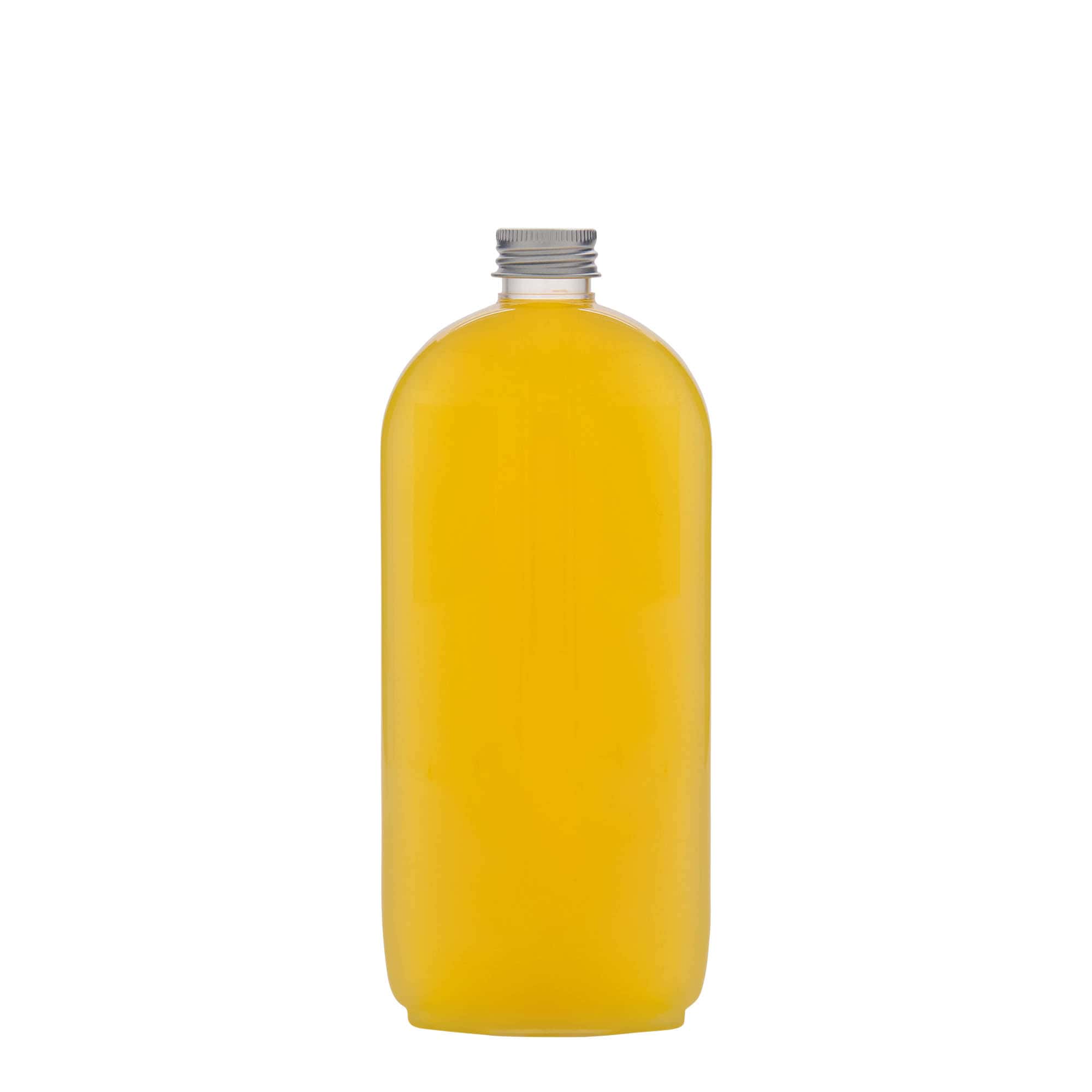 500 ml PET-Flasche 'Iris', oval, Kunststoff, Mündung: GPI 24/410