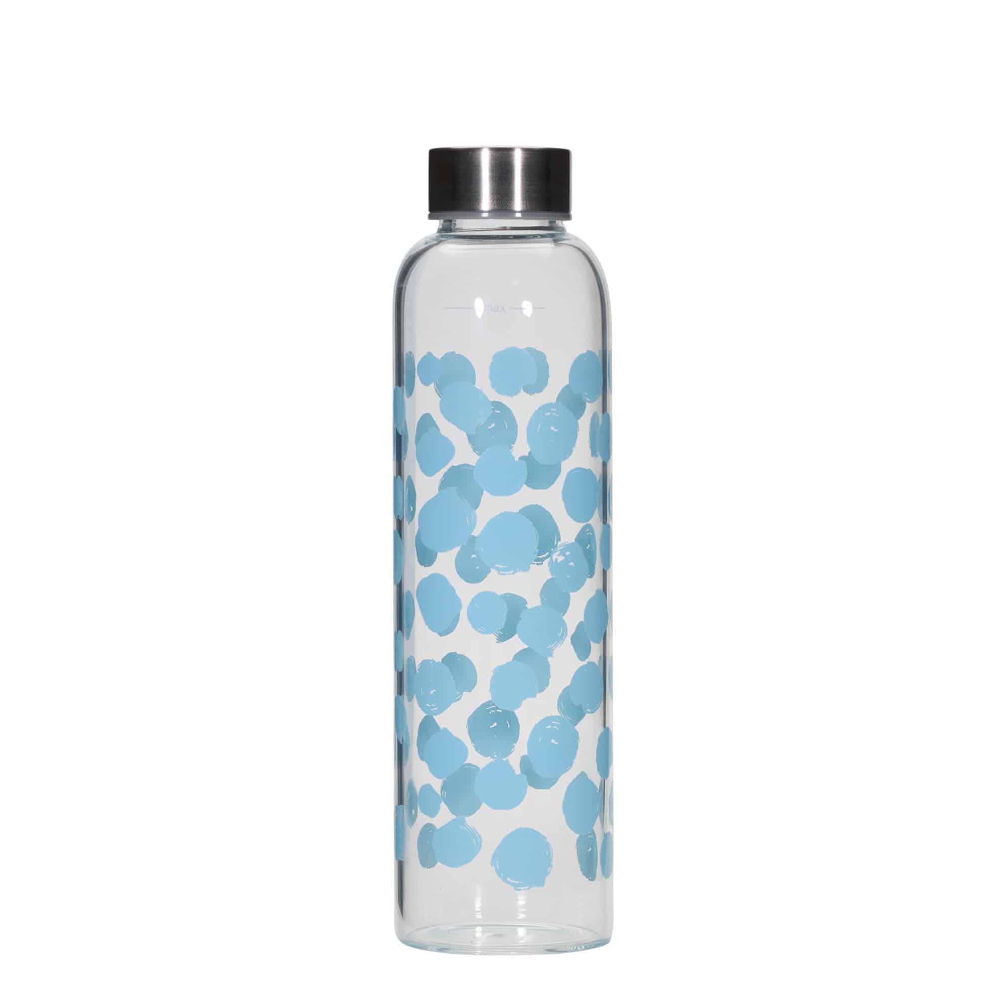 500 ml Trinkflasche 'Perseus - Blaue Punkte', Mündung: Schraubverschluss