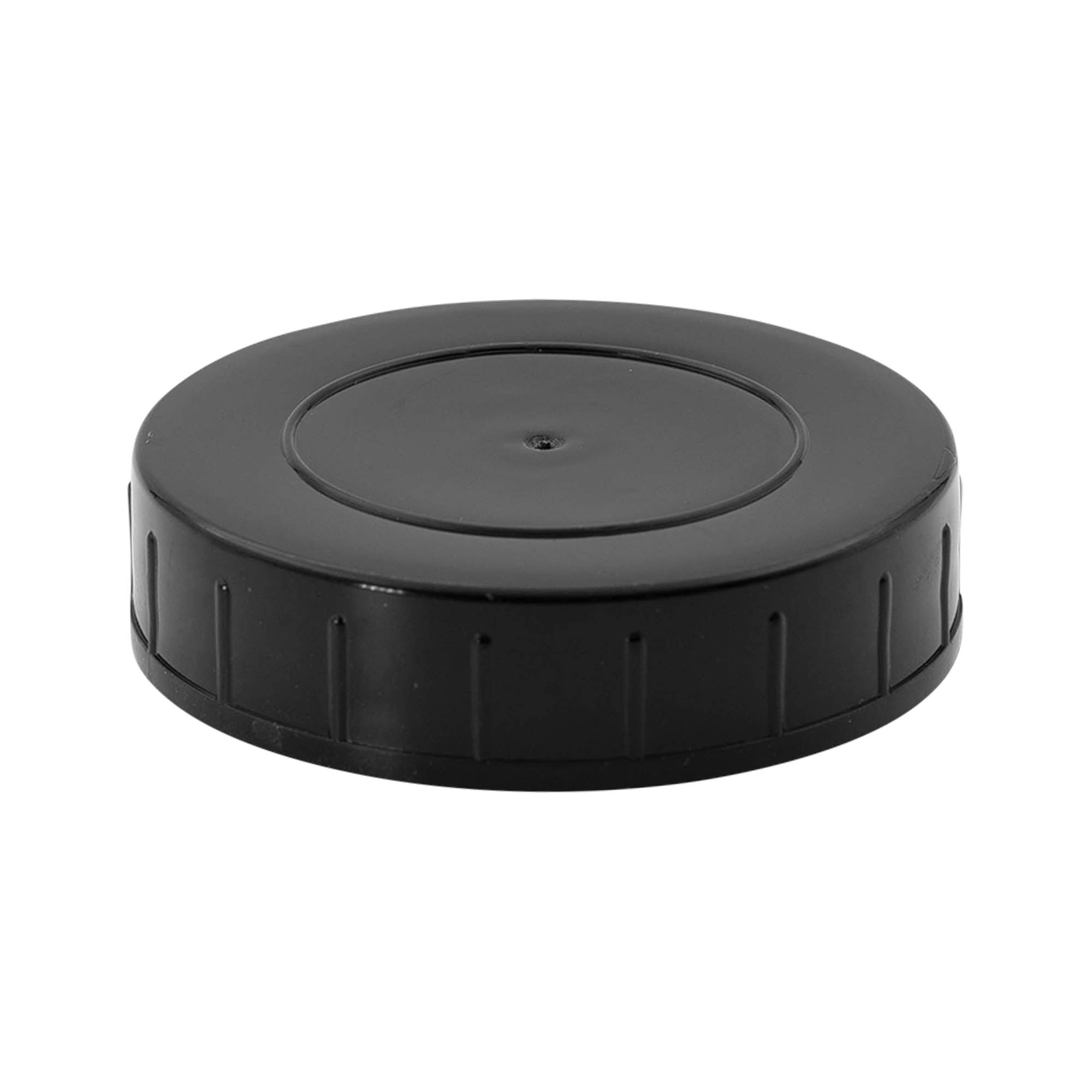 Schraubverschluss, PP-Kunststoff, schwarz, für Mündung: DIN 68 Schraubverschluss, PP-Kunststoff, schwarz, für Mündung: DIN 68