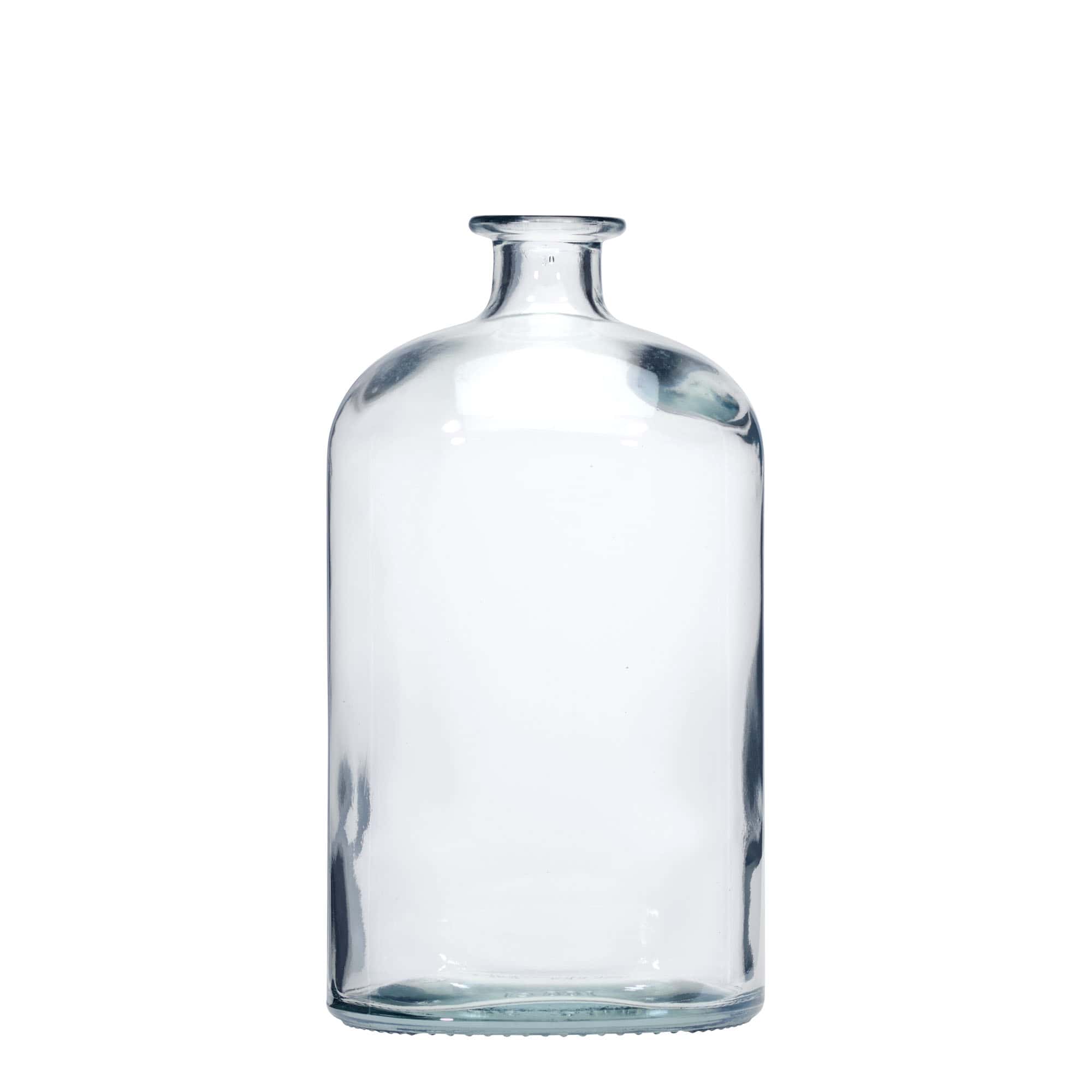 1.000 ml Glasflasche 'Dundee', oval, Mündung: Kork