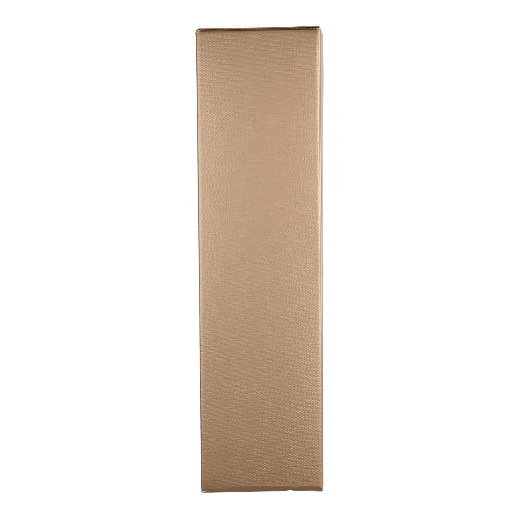 Geschenkkarton 'Metallic', rechteckig, Pappe, champagner