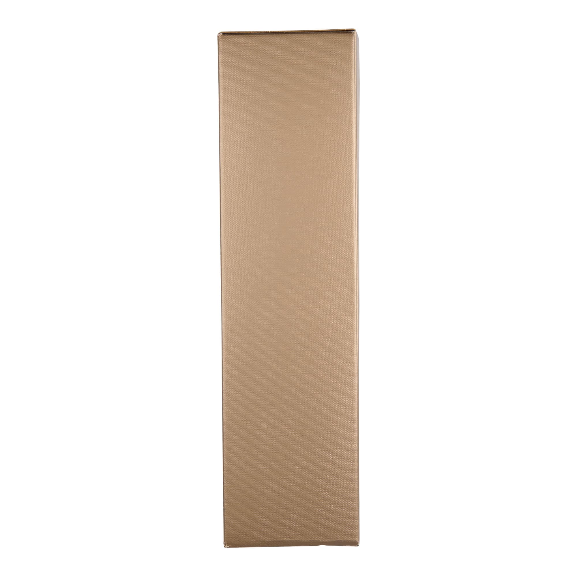 Geschenkkarton „Metallic“, rechteckig, Pappe, champagner