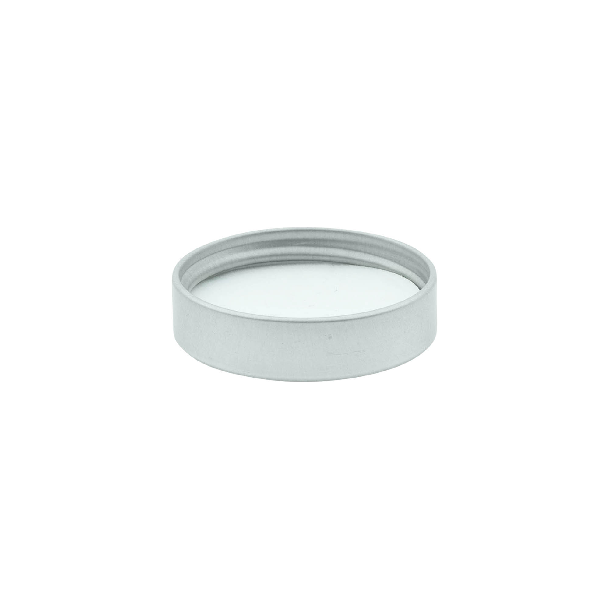 Schraubverschluss, Metall, silber, für Mündung: 38/400