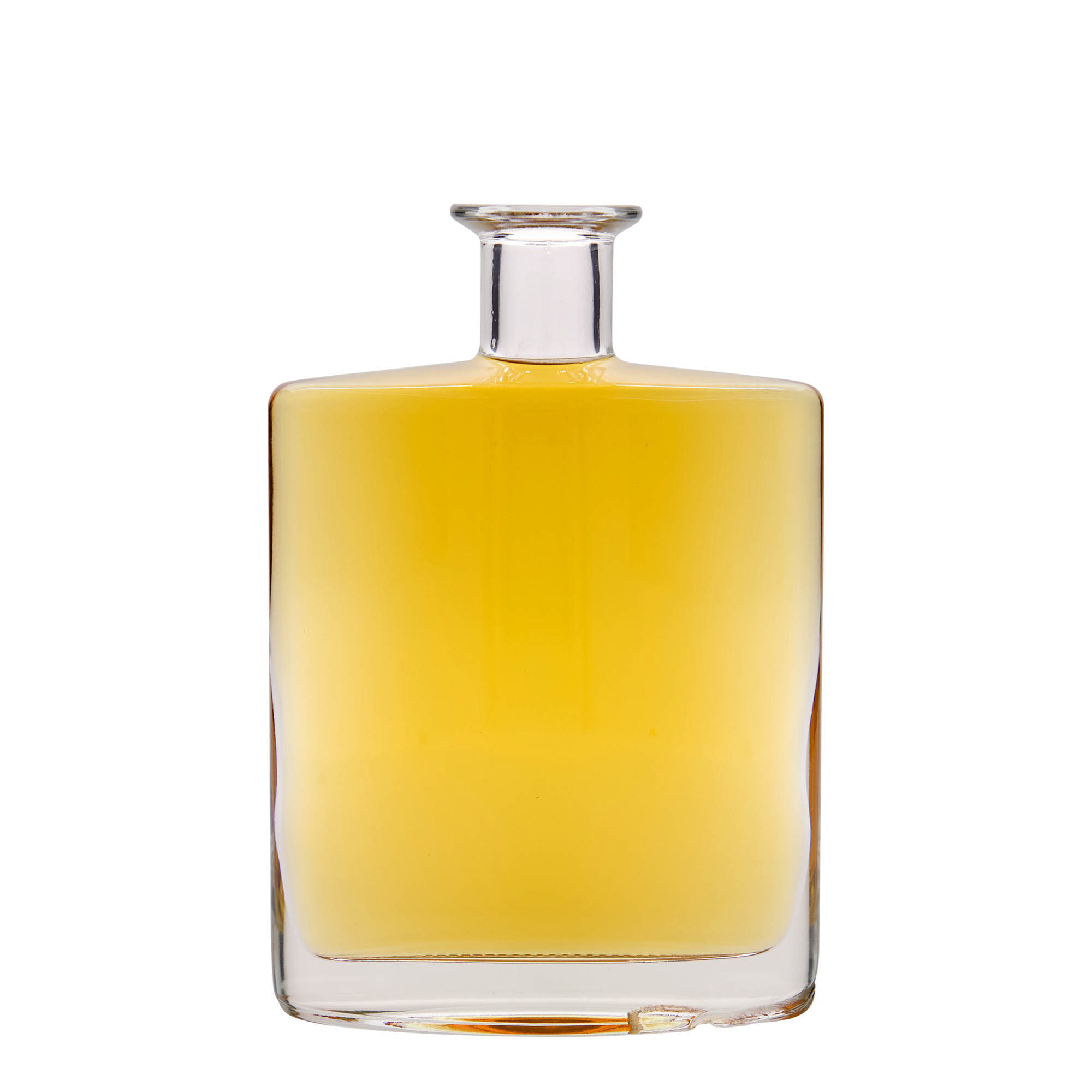 700 ml Glasflasche 'Zorbas', oval, Mündung: Kork 700 ml Glasflasche 'Zorbas', oval, Mündung: Kork