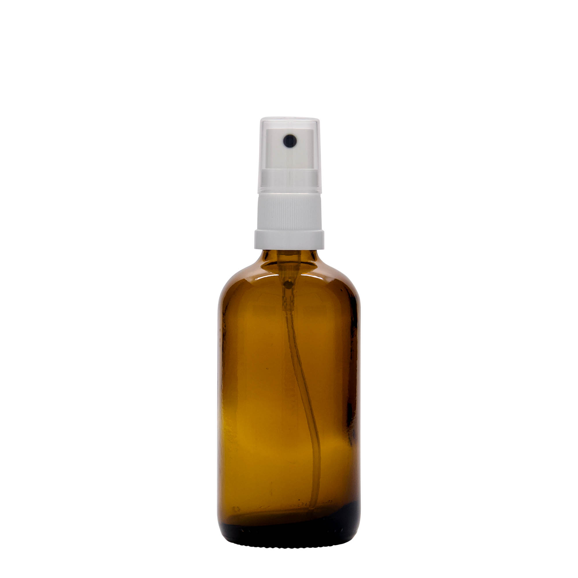 100 ml Sprühflasche Medizin, Glas, braun, Mündung: DIN 18 100 ml Sprühflasche Medizin, Glas, braun, Mündung: DIN 18