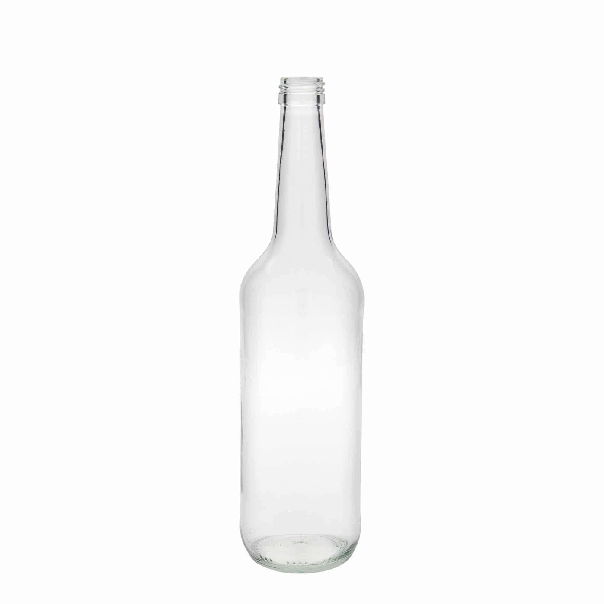 700 ml Glasflasche Geradhals, Mündung: PP 28