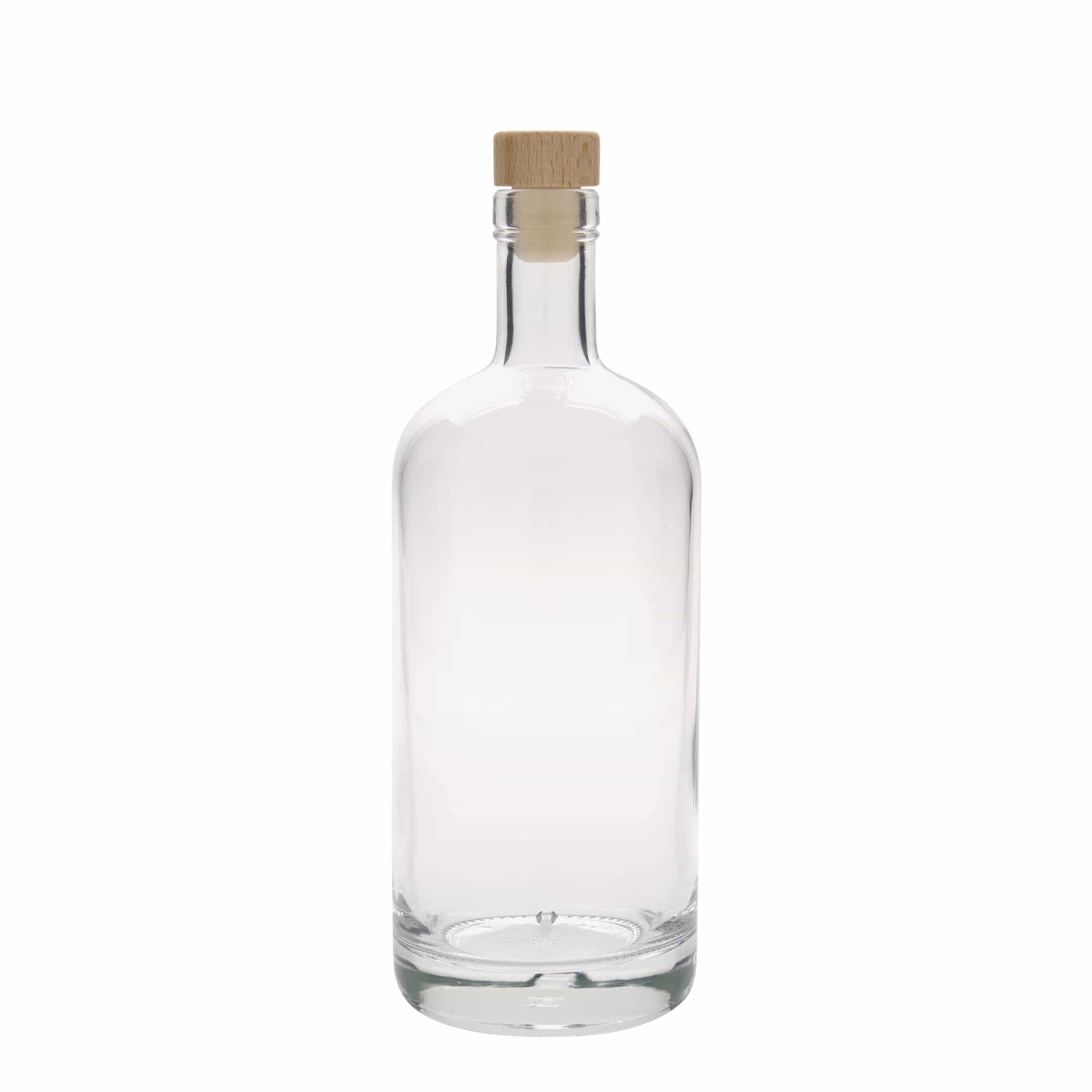 700 ml Glasflasche 'Linea Uno', Mündung: Kork