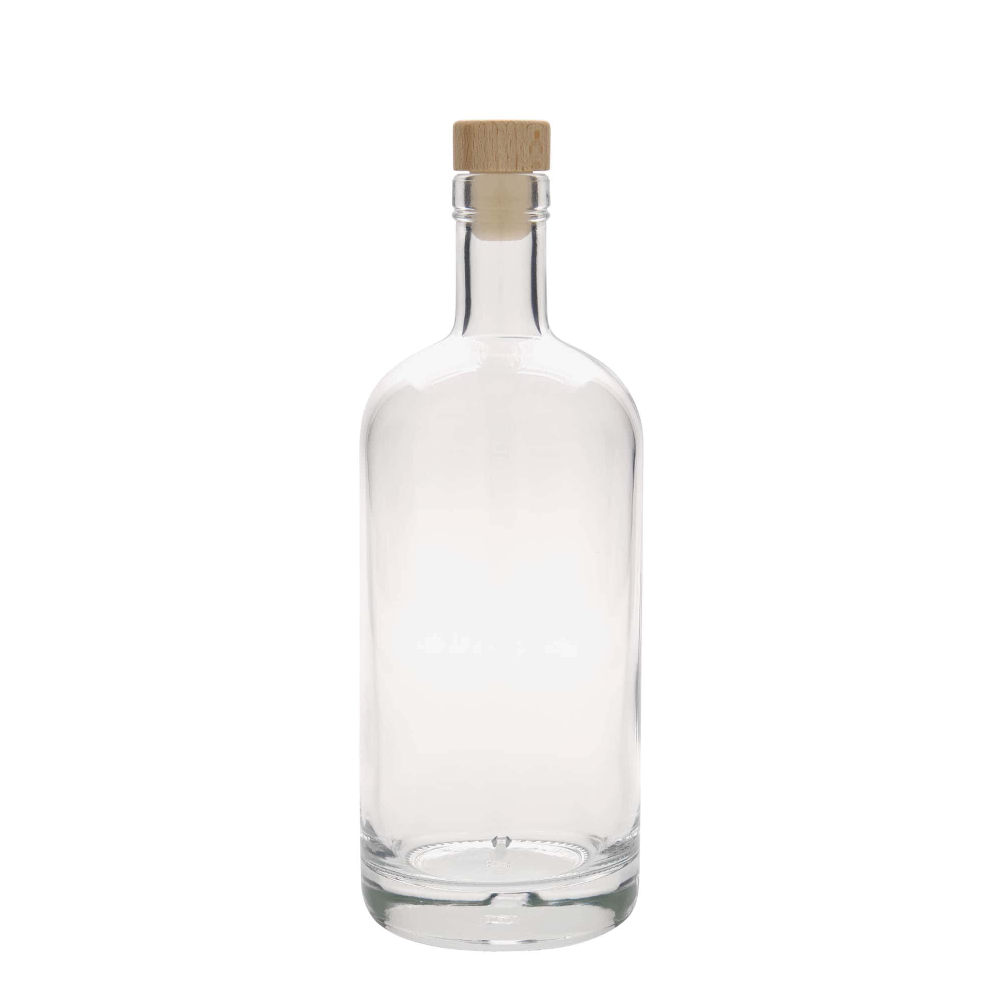 700 ml Glasflasche „Linea Uno“, Mündung: Kork