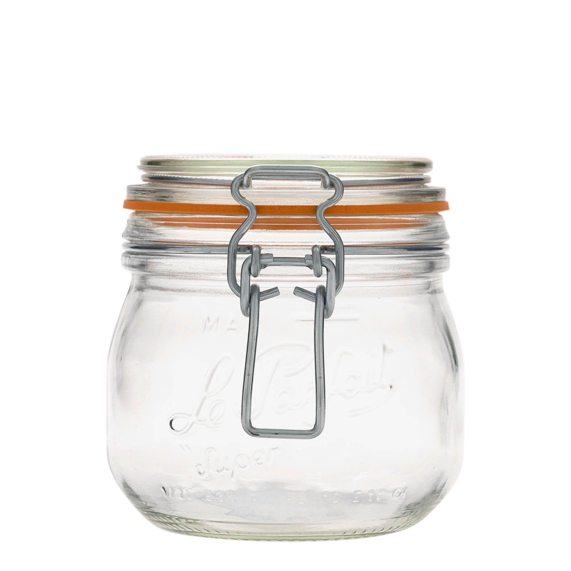 500 ml Drahtbügelglas 'Le Parfait Super Bocal', Mündung: Drahtbügelverschluss 500 ml Drahtbügelglas 'Le Parfait Super Bocal', Mündung: Drahtbügelverschluss
