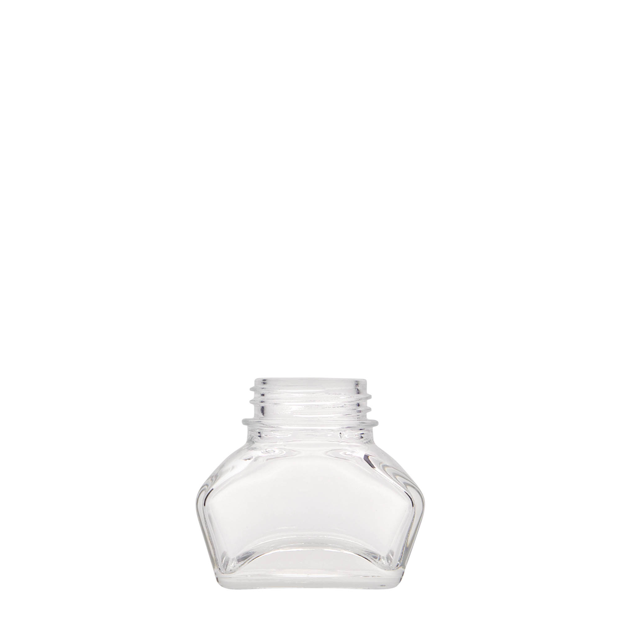 30 ml Tintenfass, rechteckig, Mündung: Schraubverschluss 30 ml Tintenfass, rechteckig, Mündung: Schraubverschluss